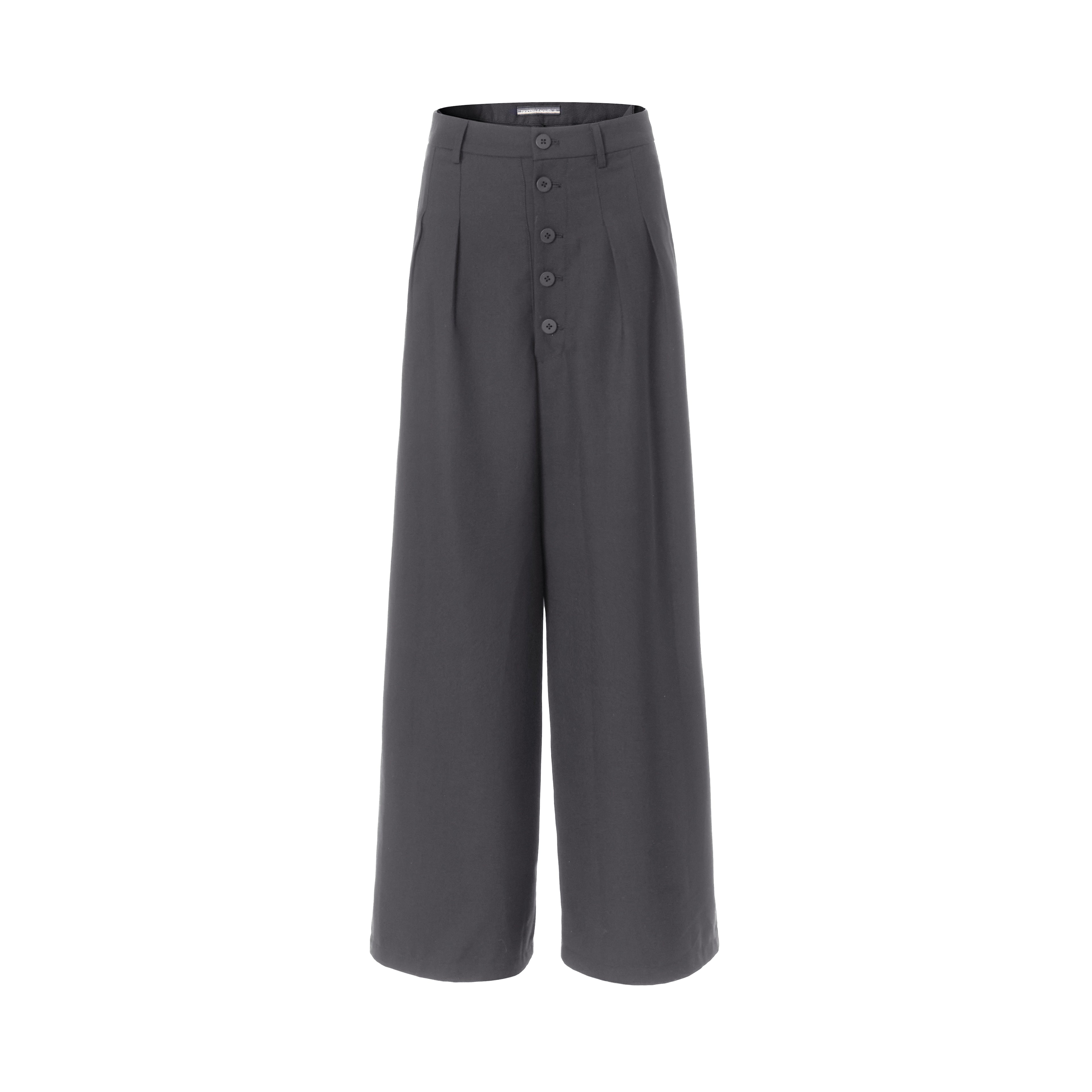 Northbutsouth Multi Button Relaxed Drop Crotch Trousers MISSTT