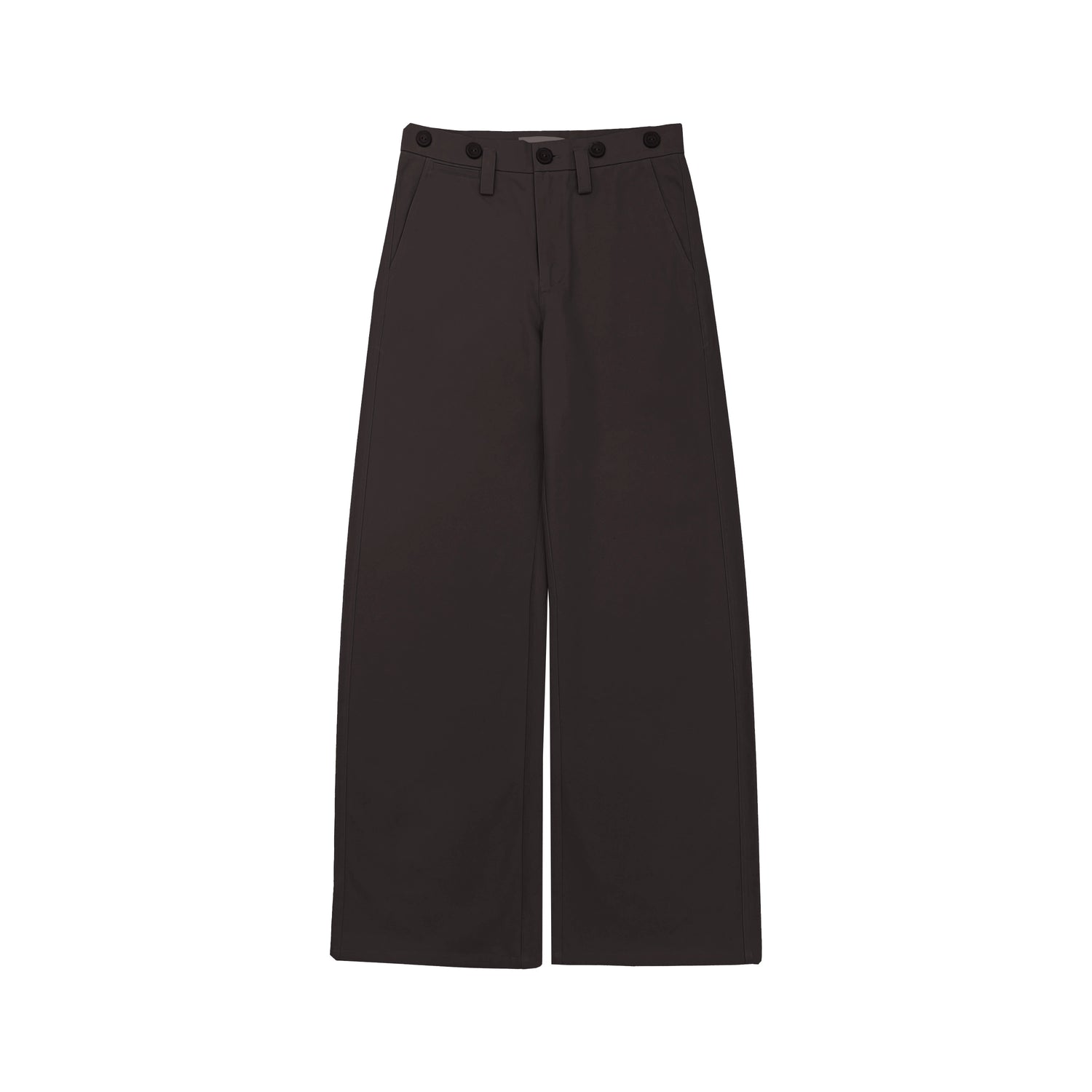 Northbutsouth Multi Button Twill Relaxed Fit Straight Leg Pants MISSTT