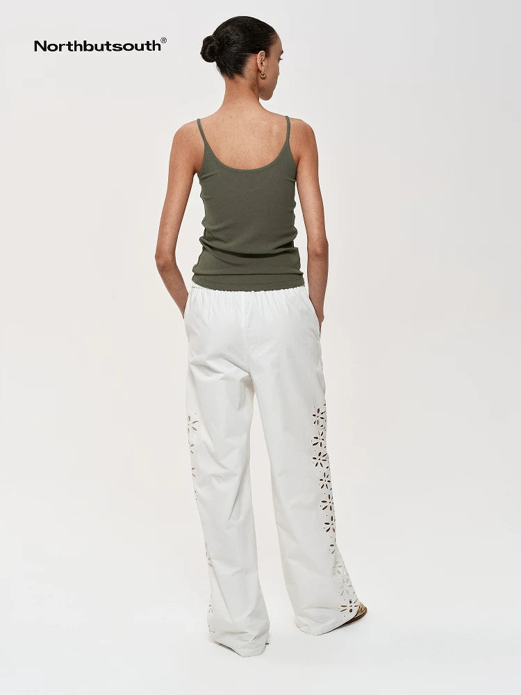 Northbutsouth Multi Color Slim Strap Camisole With Side Support Tummy Control V-neck T-shirt L-2