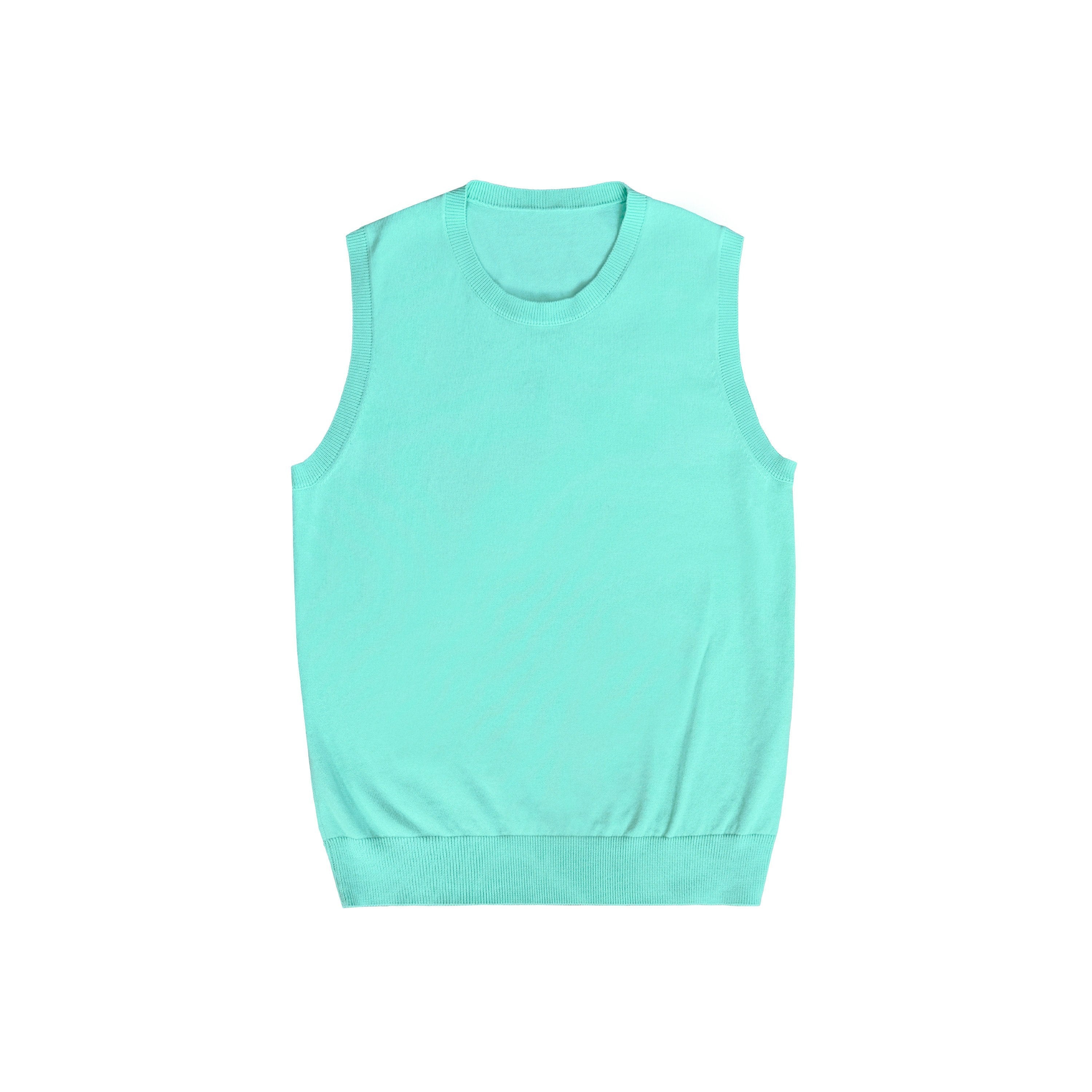 Northbutsouth_Multicolor_Ribbed_Knit_Round_Neck_Tape_Trim_Women&
