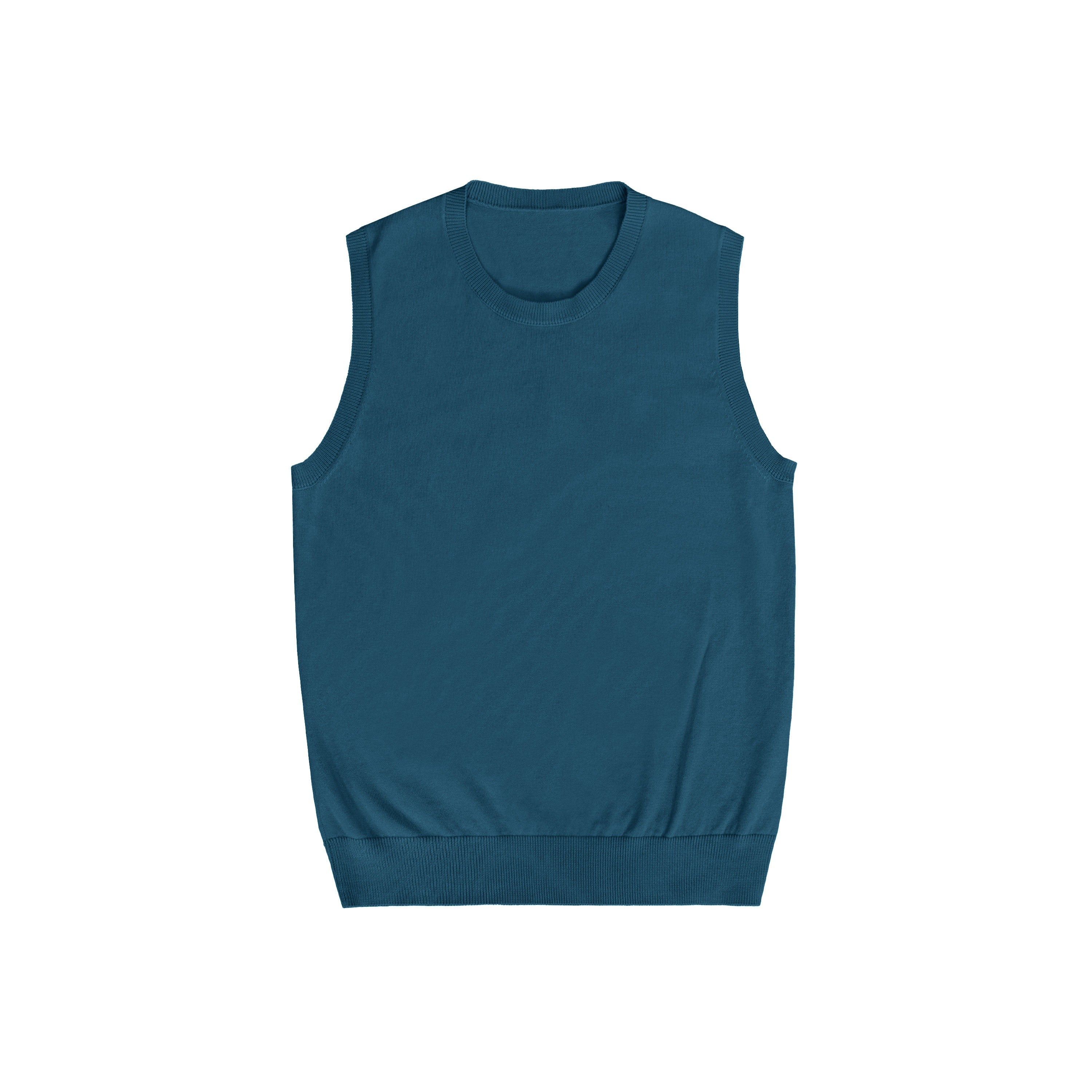 Northbutsouth_Multicolor_Ribbed_Knit_Round_Neck_Tape_Trim_Women&