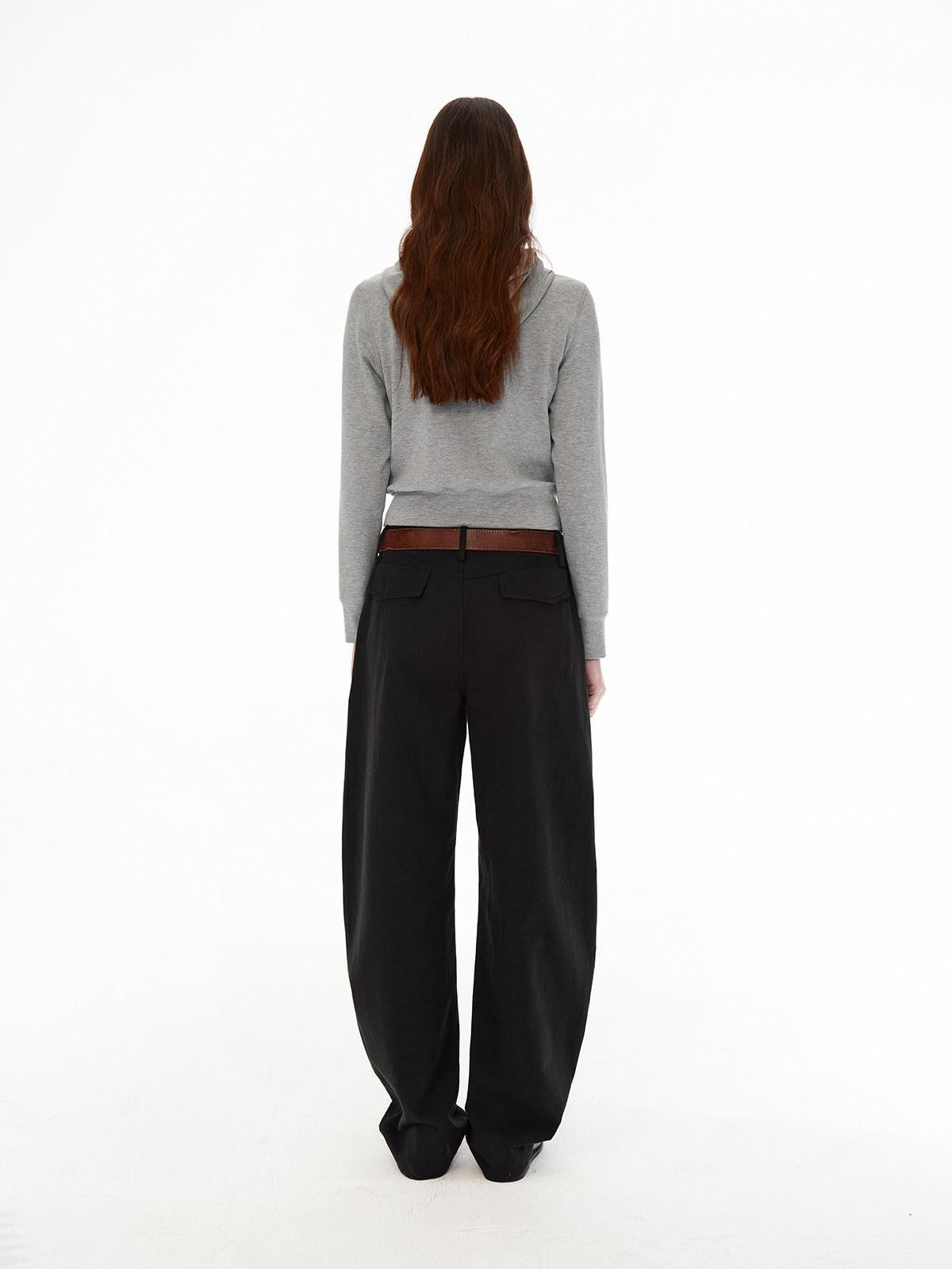 Northbutsouth Multicolor Slim Fit High Stretch Hooded Cropped Women&