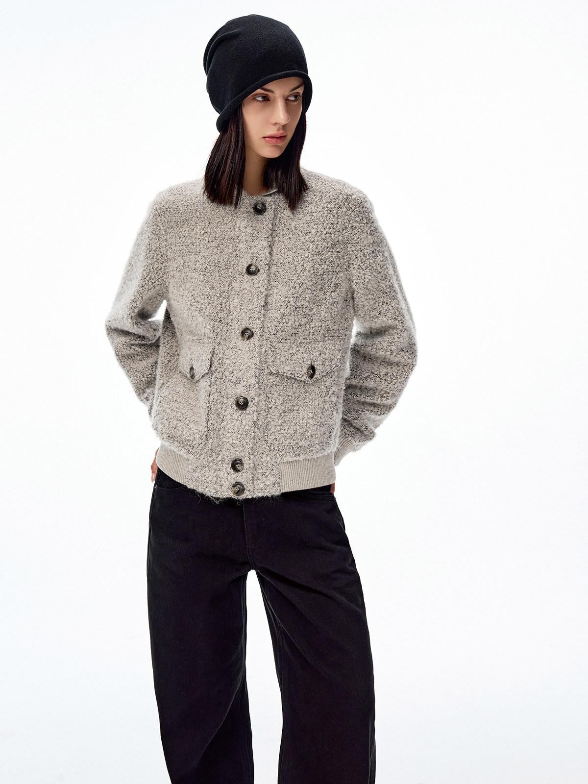 Northbutsouth Plush Alpaca Curly Texture Fluffy Women&