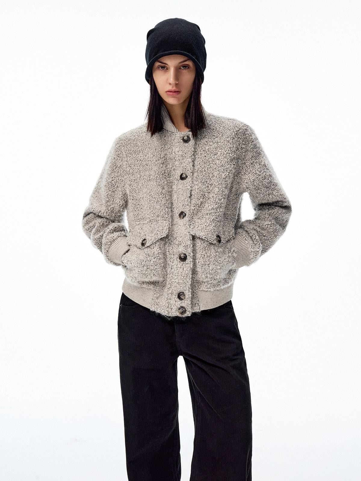 Northbutsouth Plush Alpaca Curly Texture Fluffy Women&