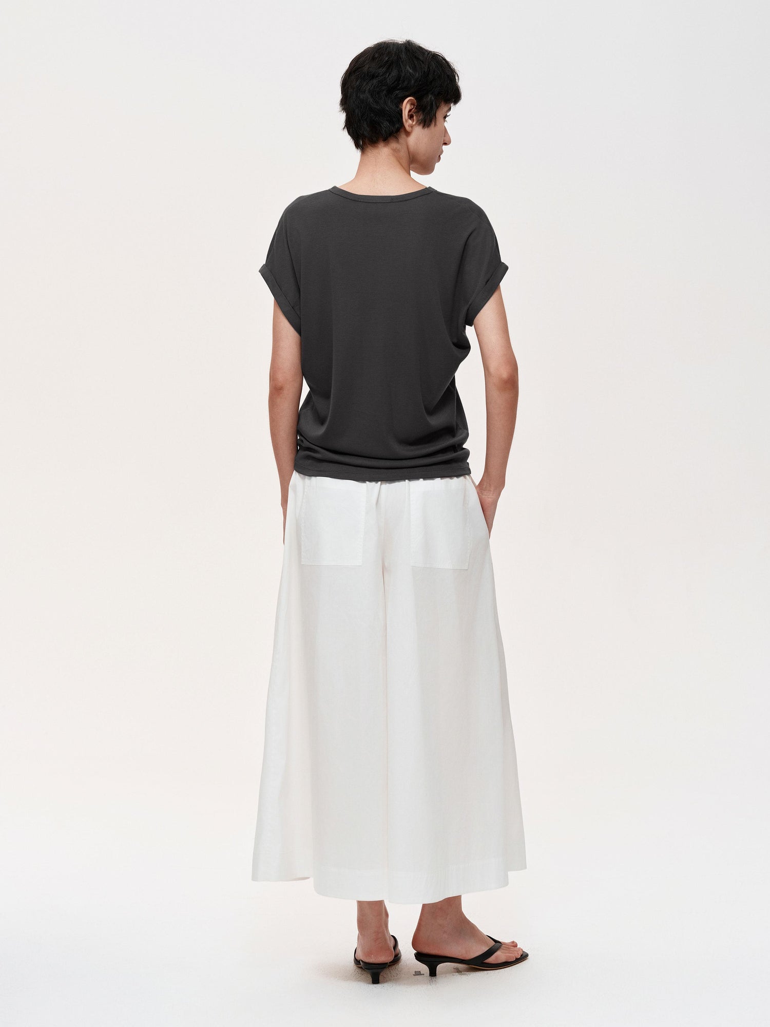 Northbutsouth Raglan Batwing Sleeve Cropped Relaxed Fit T-Shirt