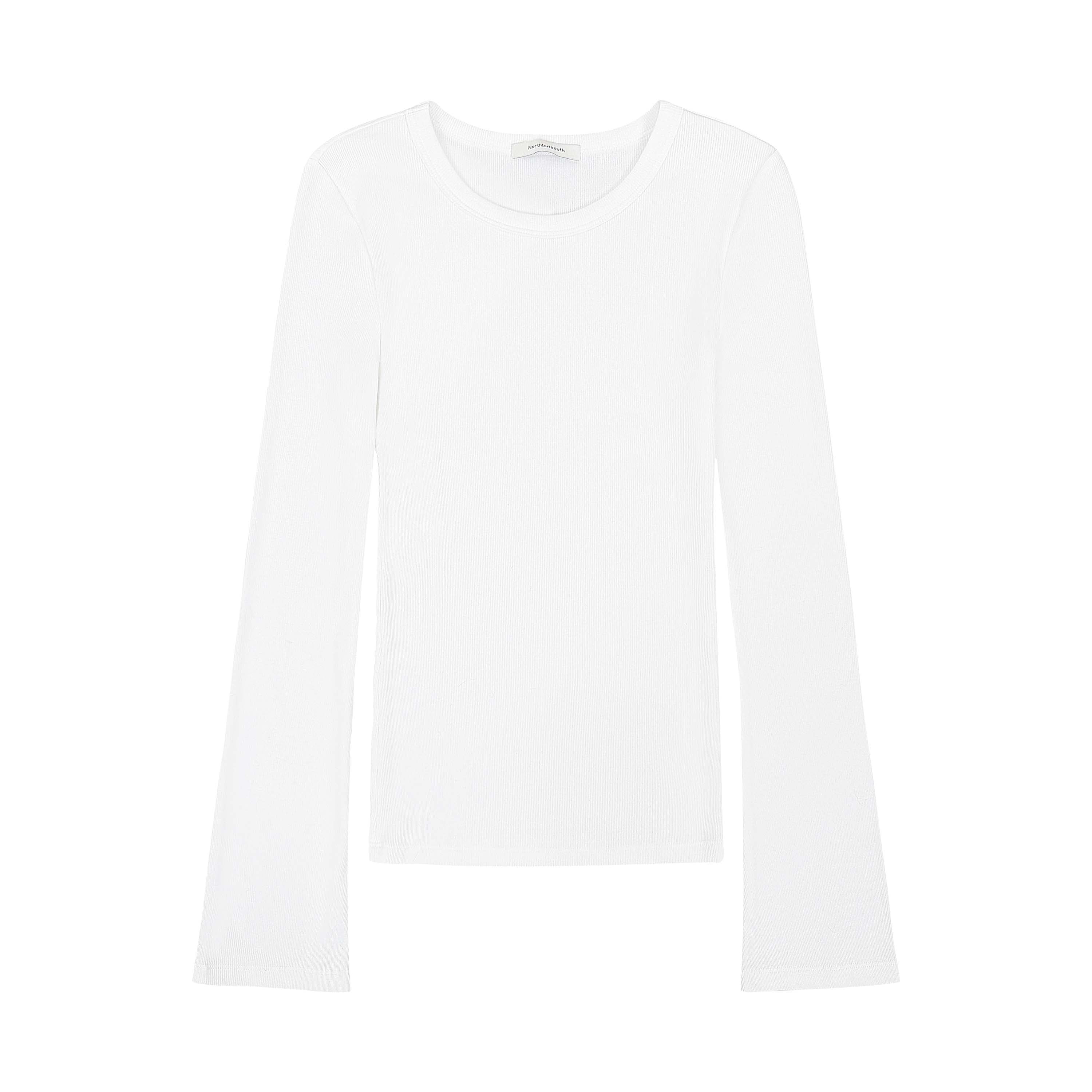 Northbutsouth_Ribbed_Bell_Sleeve_Slim_Fit_Women&