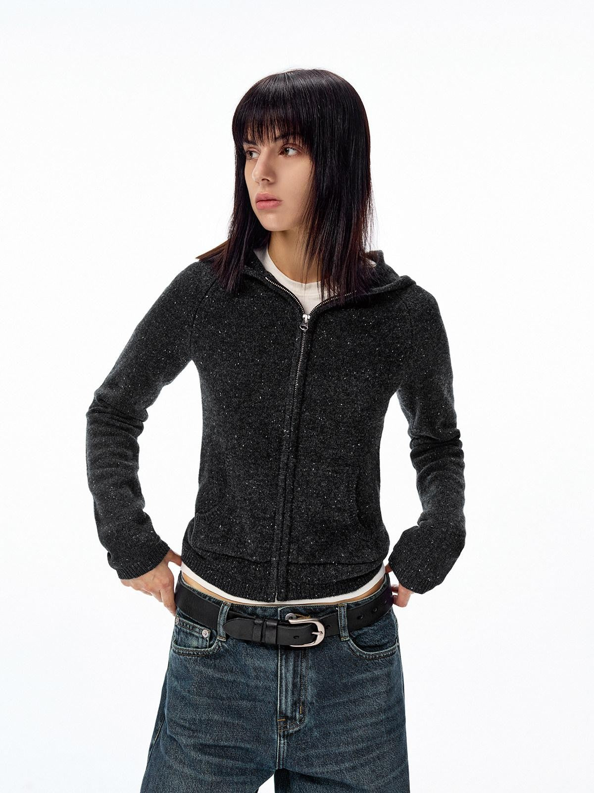 Northbutsouth Ribbed Pocketed Cropped Women&