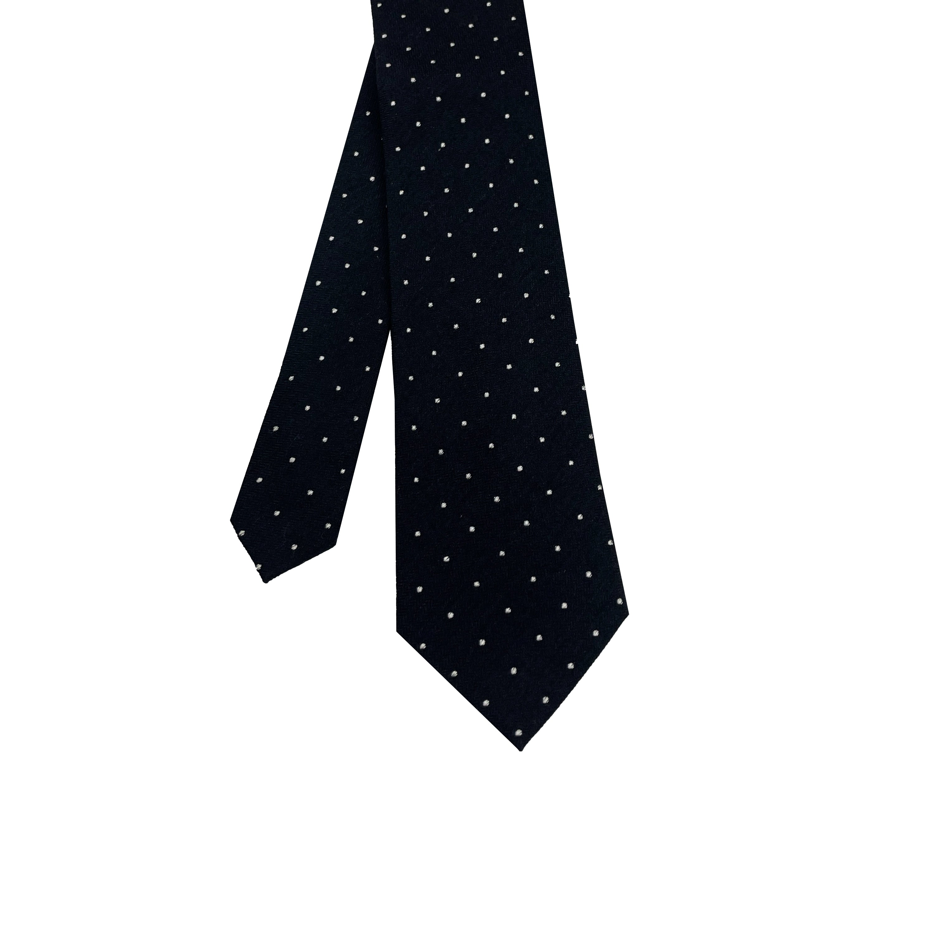 Northbutsouth Silk Wool Classic Retro Polka Dot Adjustable Tie MISSTT