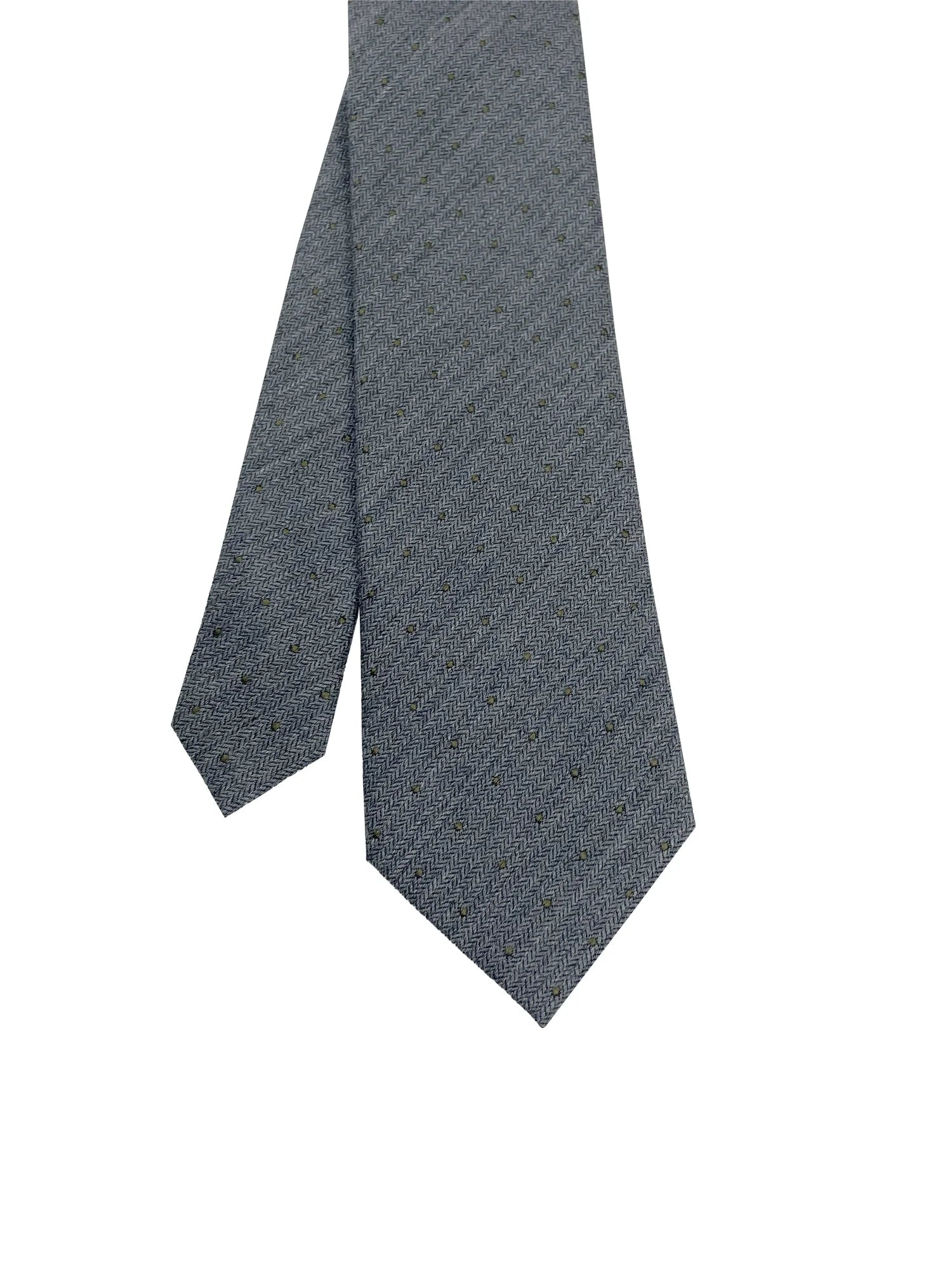 Silk Wool Classic Retro Polka Dot Adjustable Tie
