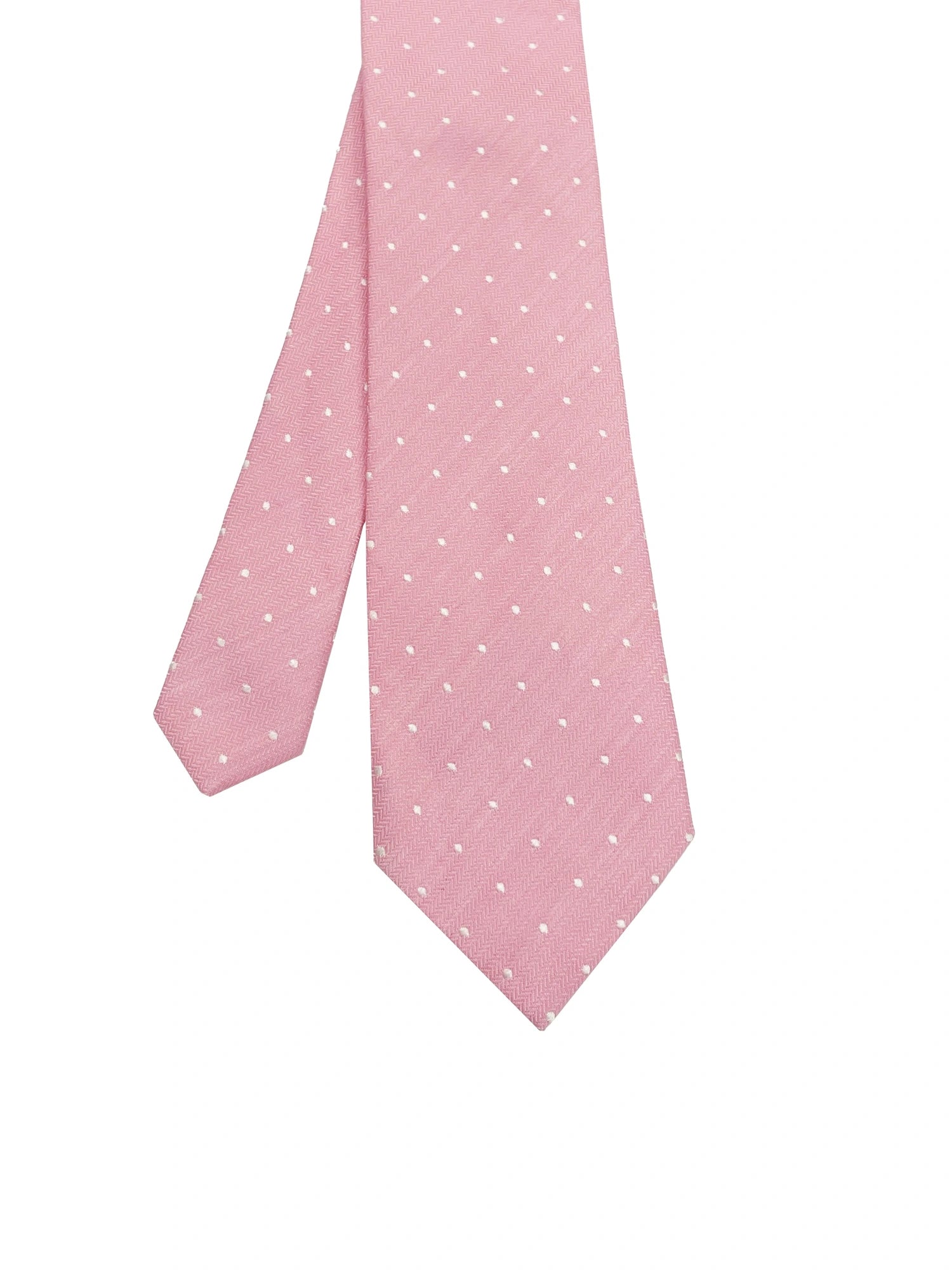 Silk Wool Classic Retro Polka Dot Adjustable Tie