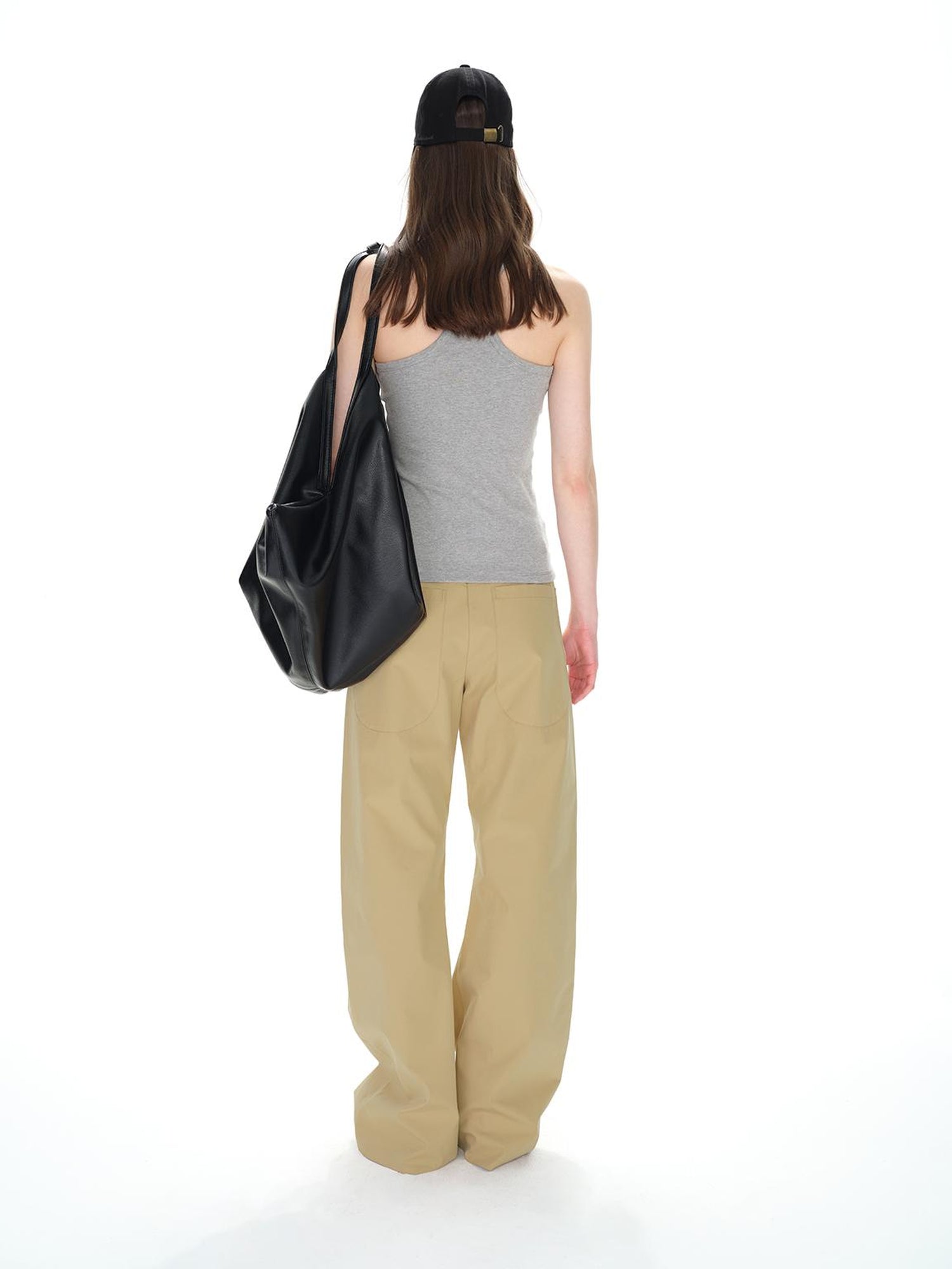 Northbutsouth Sleeveless Slim Fit Long Ribbed Tank Top