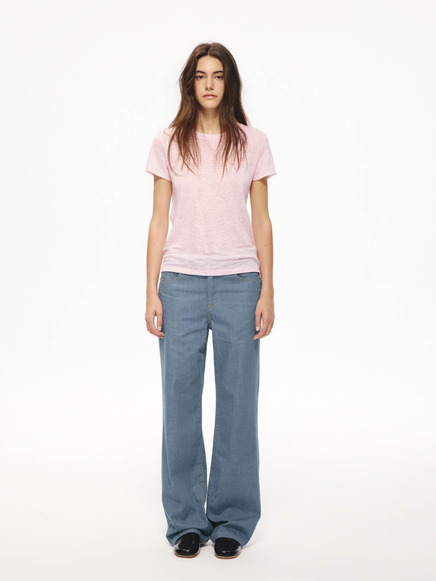 Northbutsouth Snowflake Texture Loose Crew Neck Women&