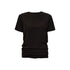 Northbutsouth Stacked Pleat Hem Round Neck T-shirt MISSTT