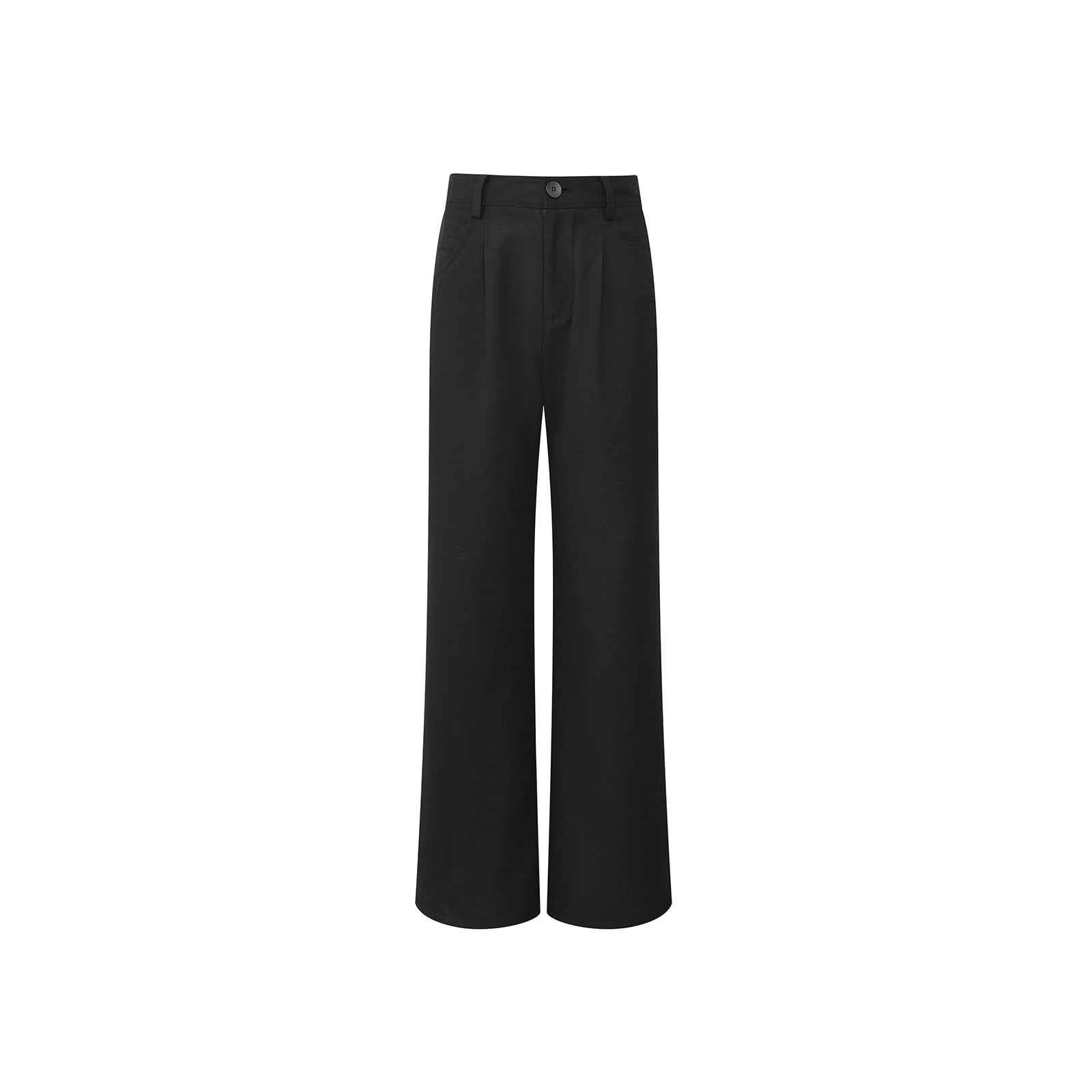Northbutsouth Textured Bamboo Cotton Relaxed Fit Low Waist Trousers MISSTT