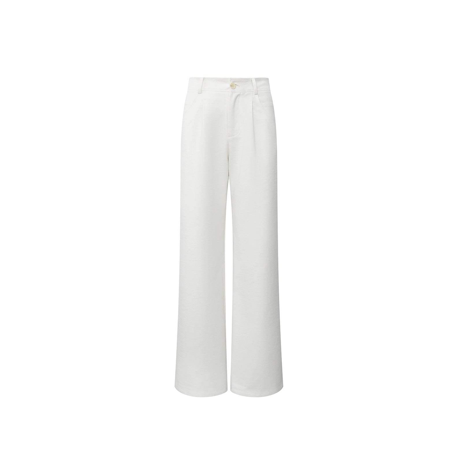 Northbutsouth Textured Bamboo Cotton Relaxed Fit Low Waist Trousers MISSTT