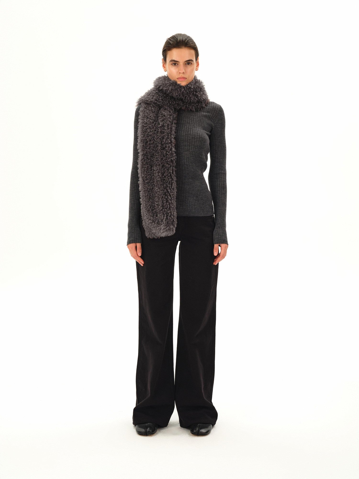 Northbutsouth Textured Curly Teddy Plush Faux Fur Women&