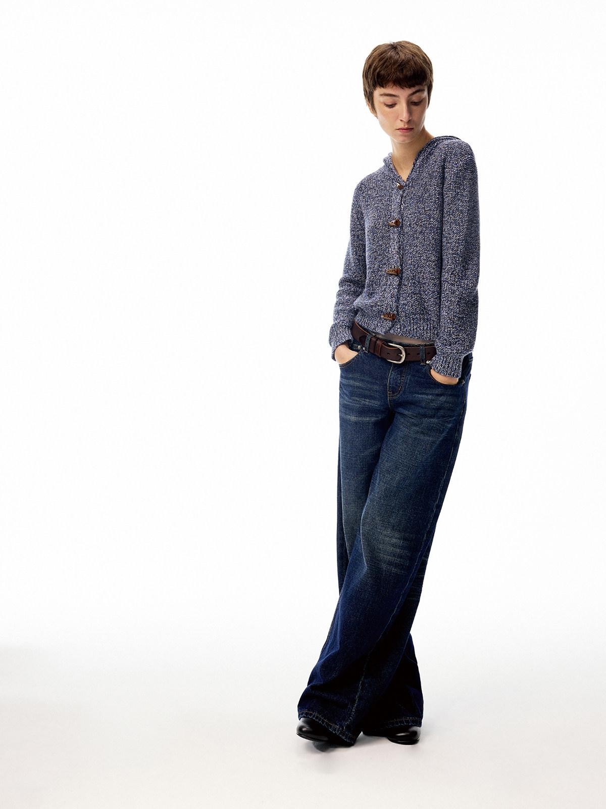 Northbutsouth Textured Hooded Horn Toggle Layering Jacket Women&