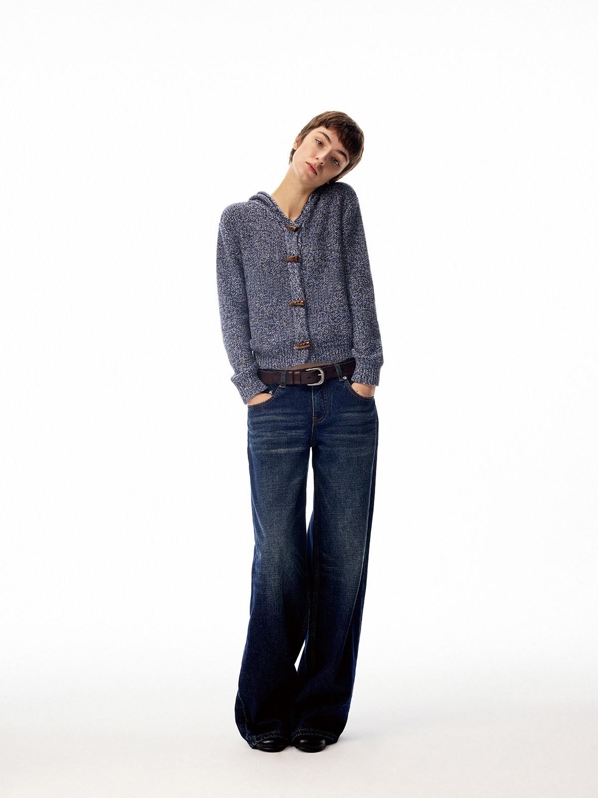 Northbutsouth Textured Hooded Horn Toggle Layering Jacket Women&