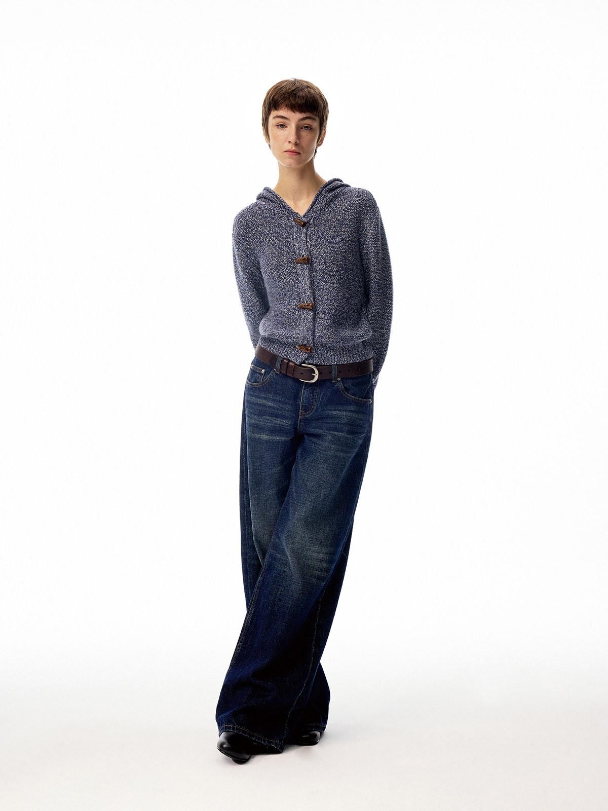 Northbutsouth Textured Hooded Horn Toggle Layering Jacket Women&