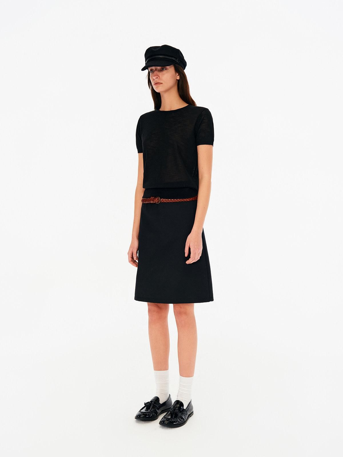 Northbutsouth Textured Linen Knit Round Neck Women&