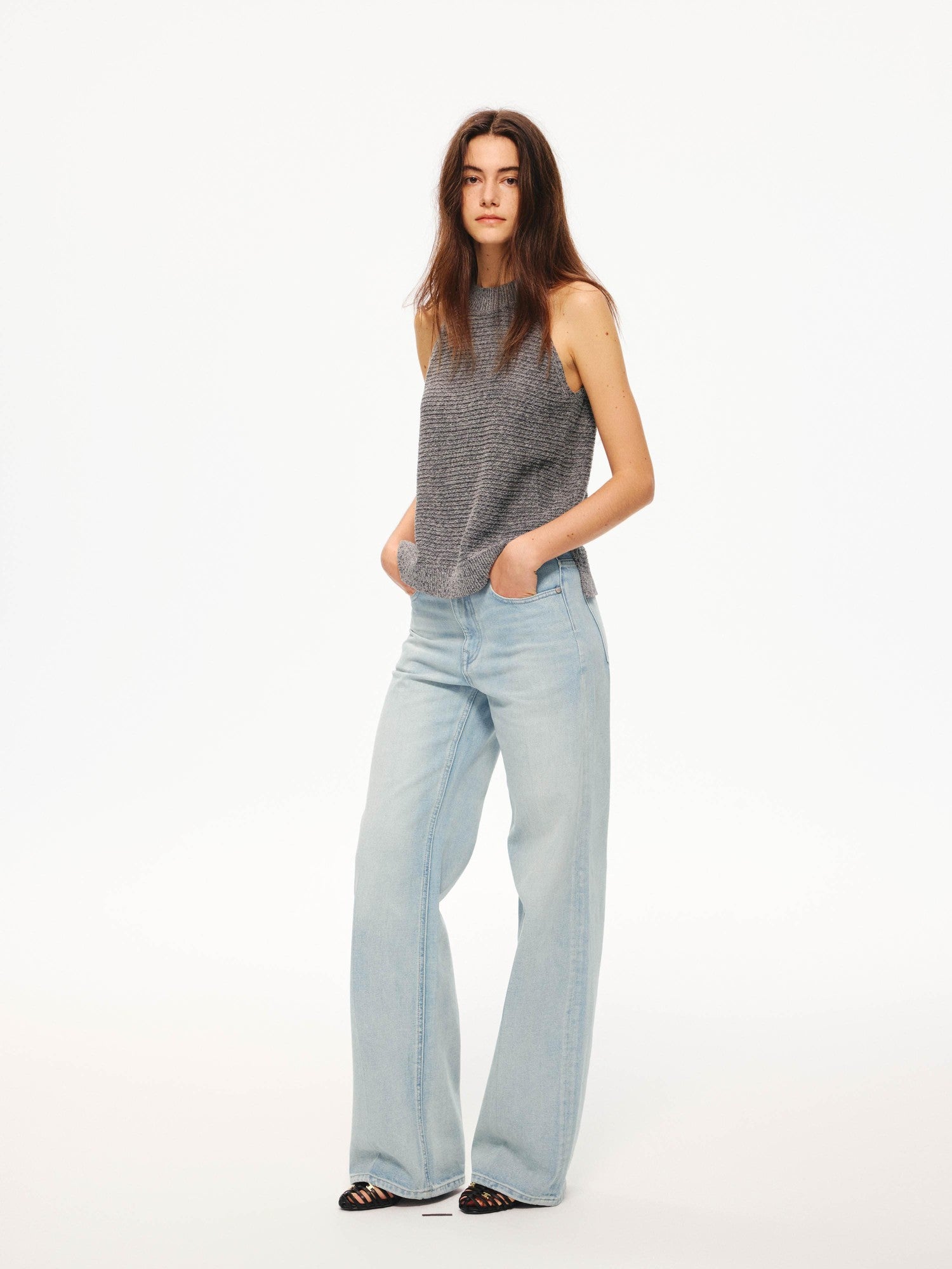 Northbutsouth Textured Melange Breathable Off Shoulder Women&