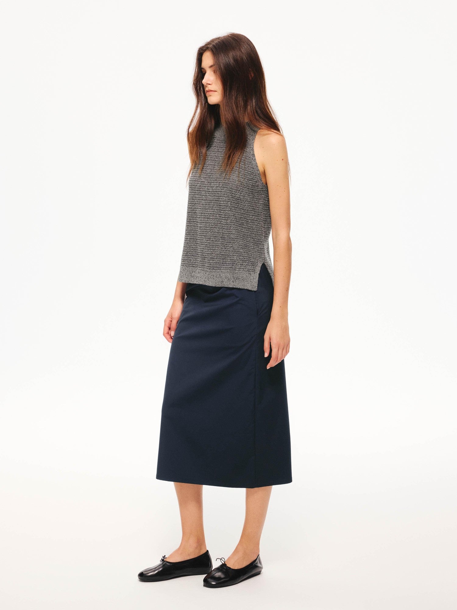Northbutsouth Textured Melange Breathable Off Shoulder Women&