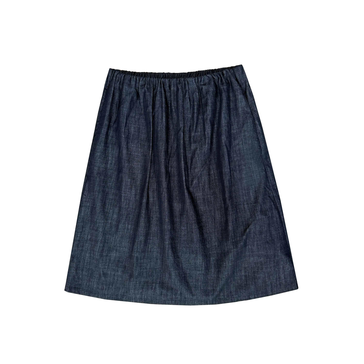 Northbutsouth_Textured_Pleated_A_Line_Elastic_Waist_Cotton_Women&