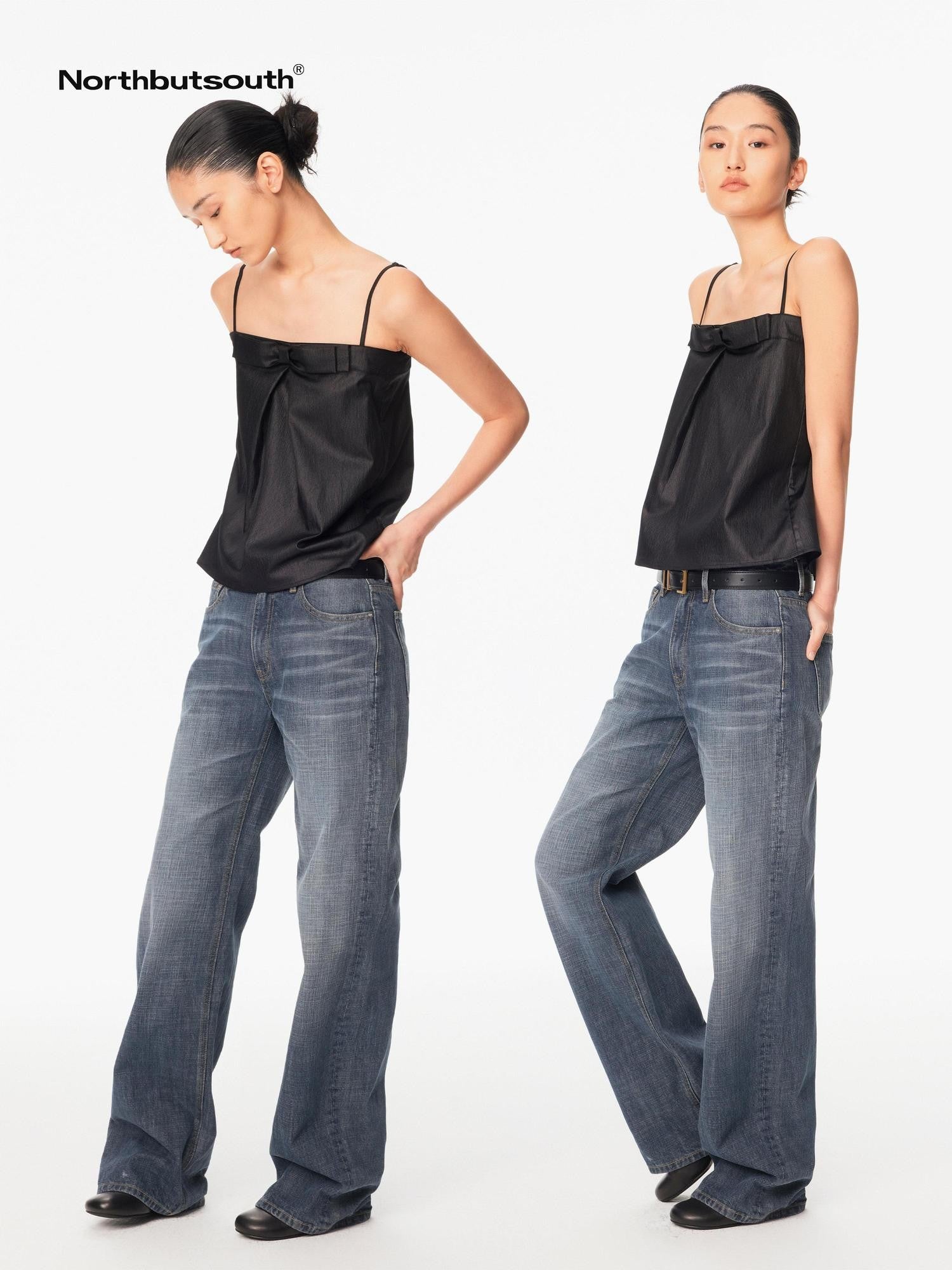 Northbutsouth Textured Shimmer 3d Bow Women&