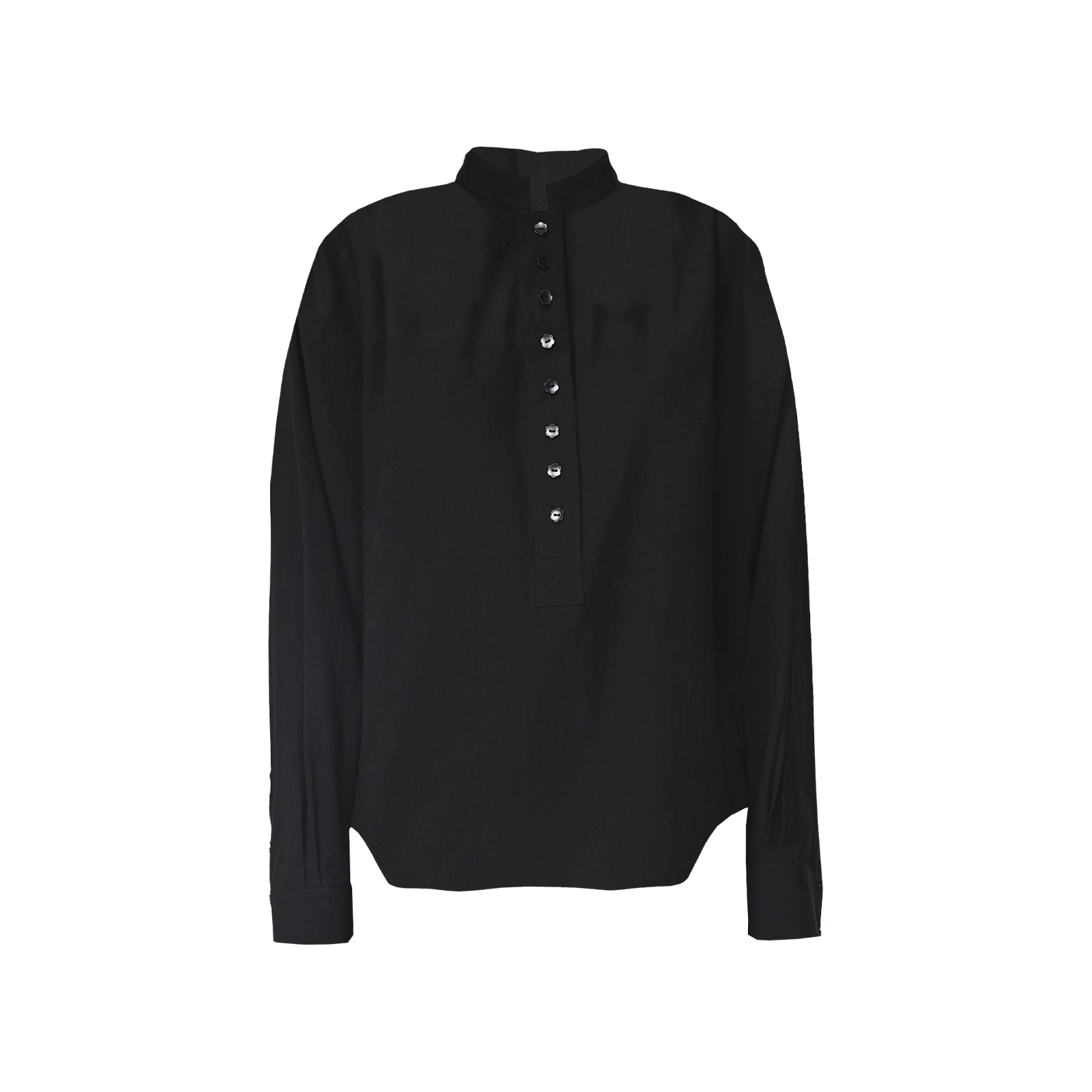 Northbutsouth Textured Washed Relaxed FiT-shirt With Floral Button Detail MISSTT