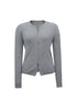 Thermo Soft Merino Cashmere Ribbed Dual Zip Cardigan