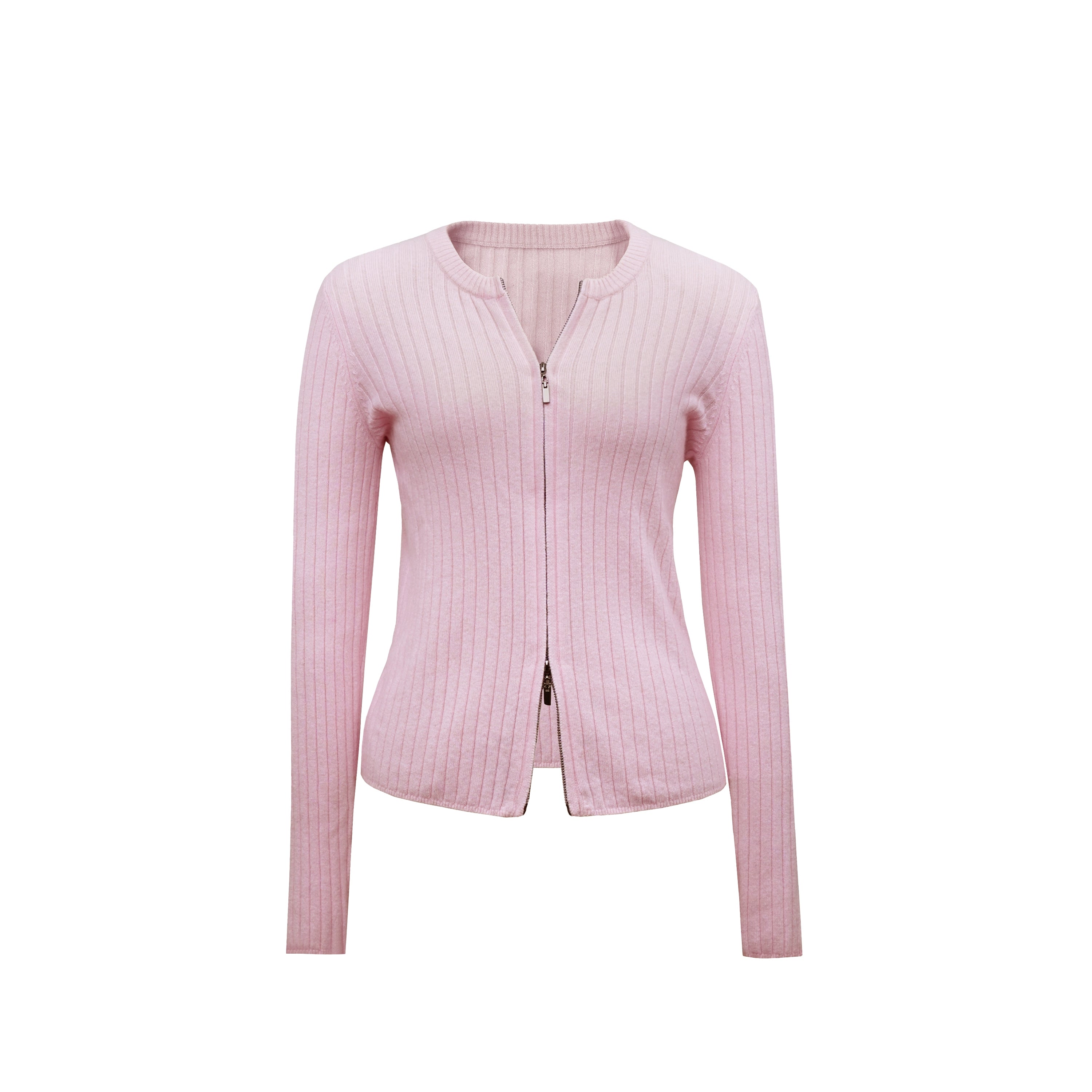Northbutsouth Thermo Soft Merino Cashmere Ribbed Dual Zip Cardigan MISSTT