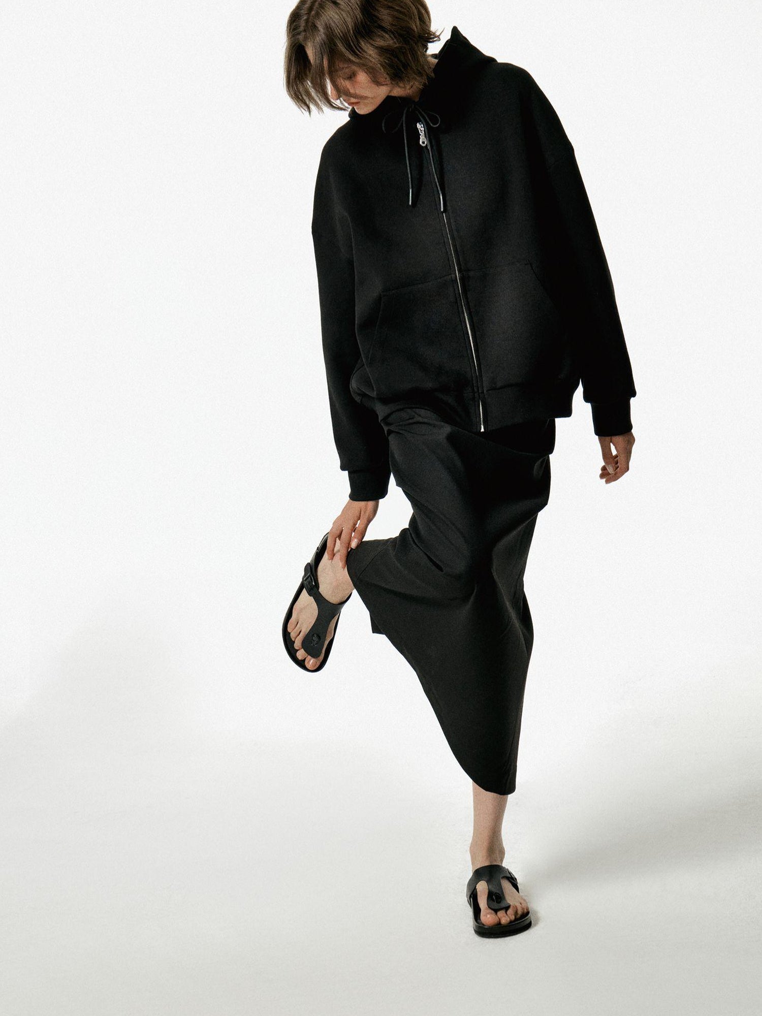 Northbutsouth Three Tone Classic Gray Hooded Sweatshirt with Pockets