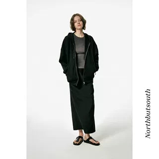 Northbutsouth Three Tone Classic Gray Hooded Sweatshirt with Pockets MISSTT