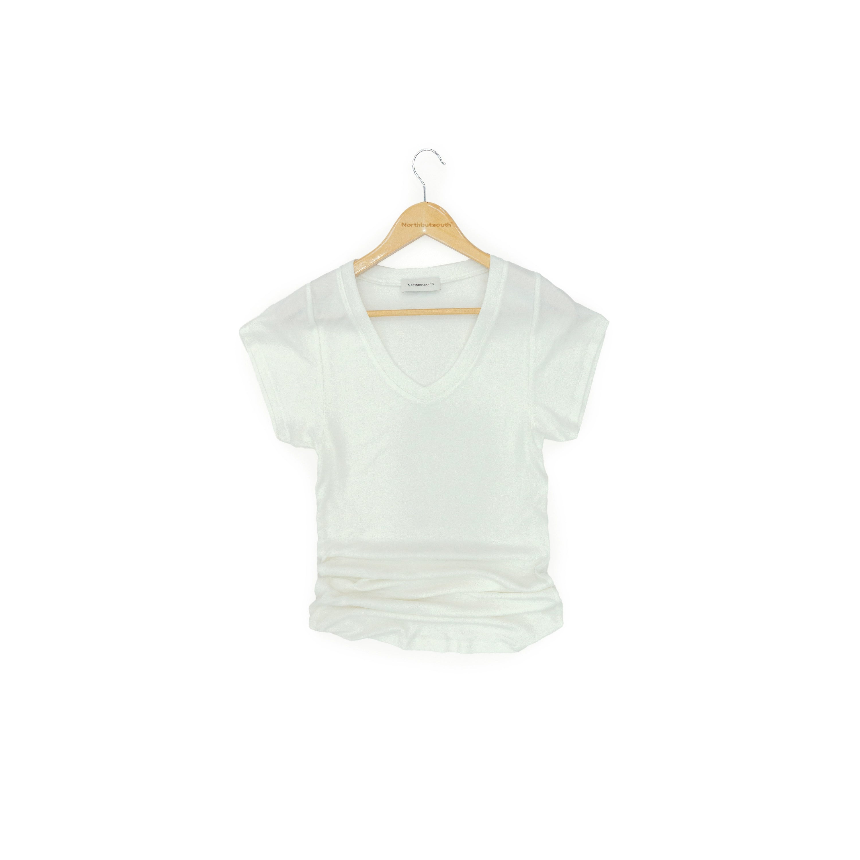 Northbutsouth Three Tone Classic V-neck Stacked T-shirt Dress MISSTT