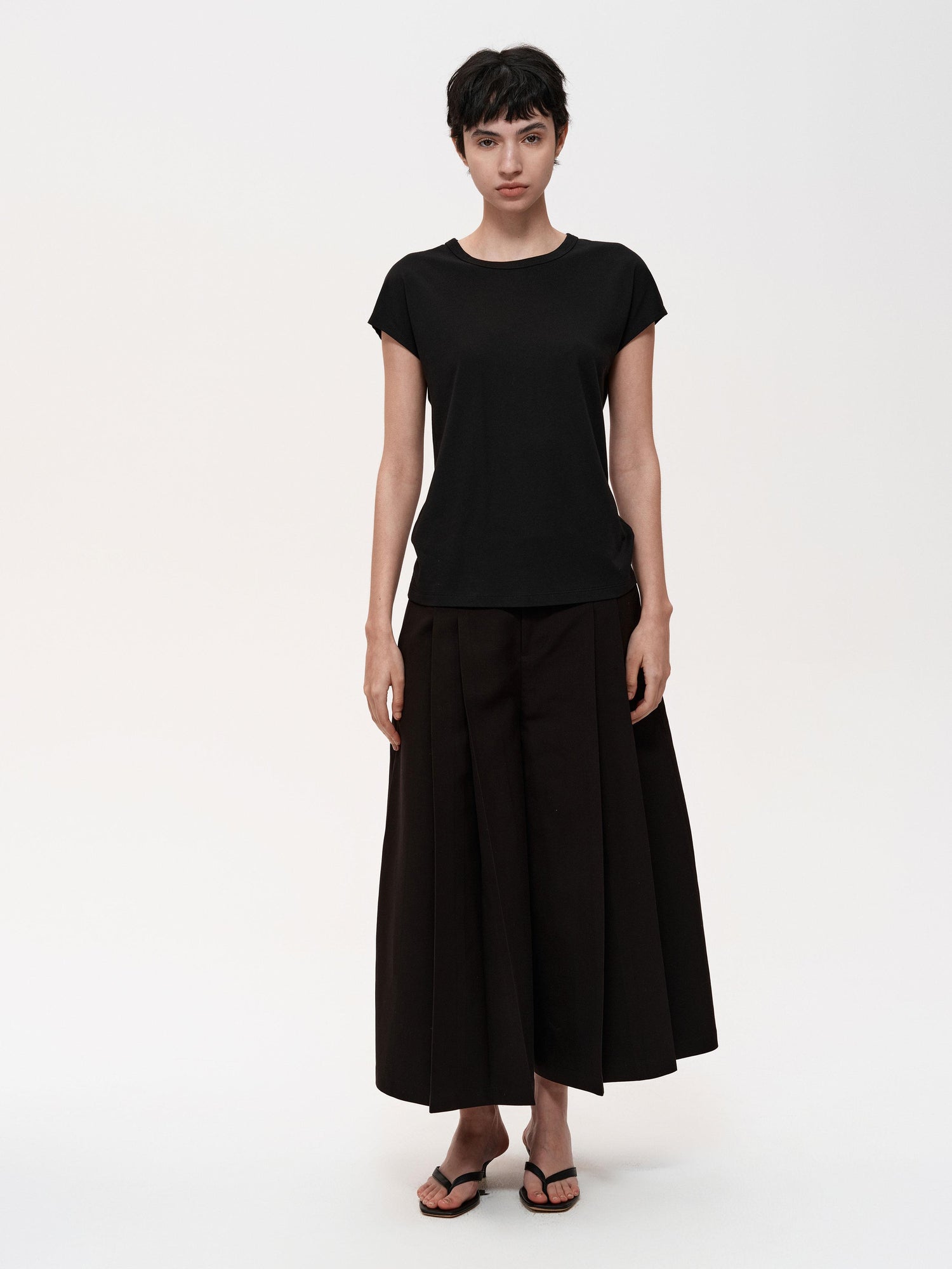 Northbutsouth Three Tone Raglan Sleeve Classic Crewneck Casual T-shirt