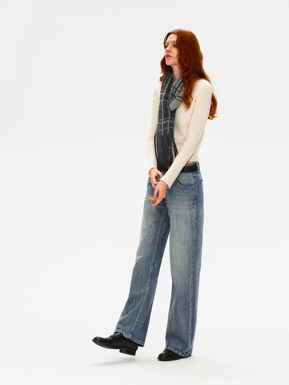 Northbutsouth Tri Color Cropped Pullover Women&