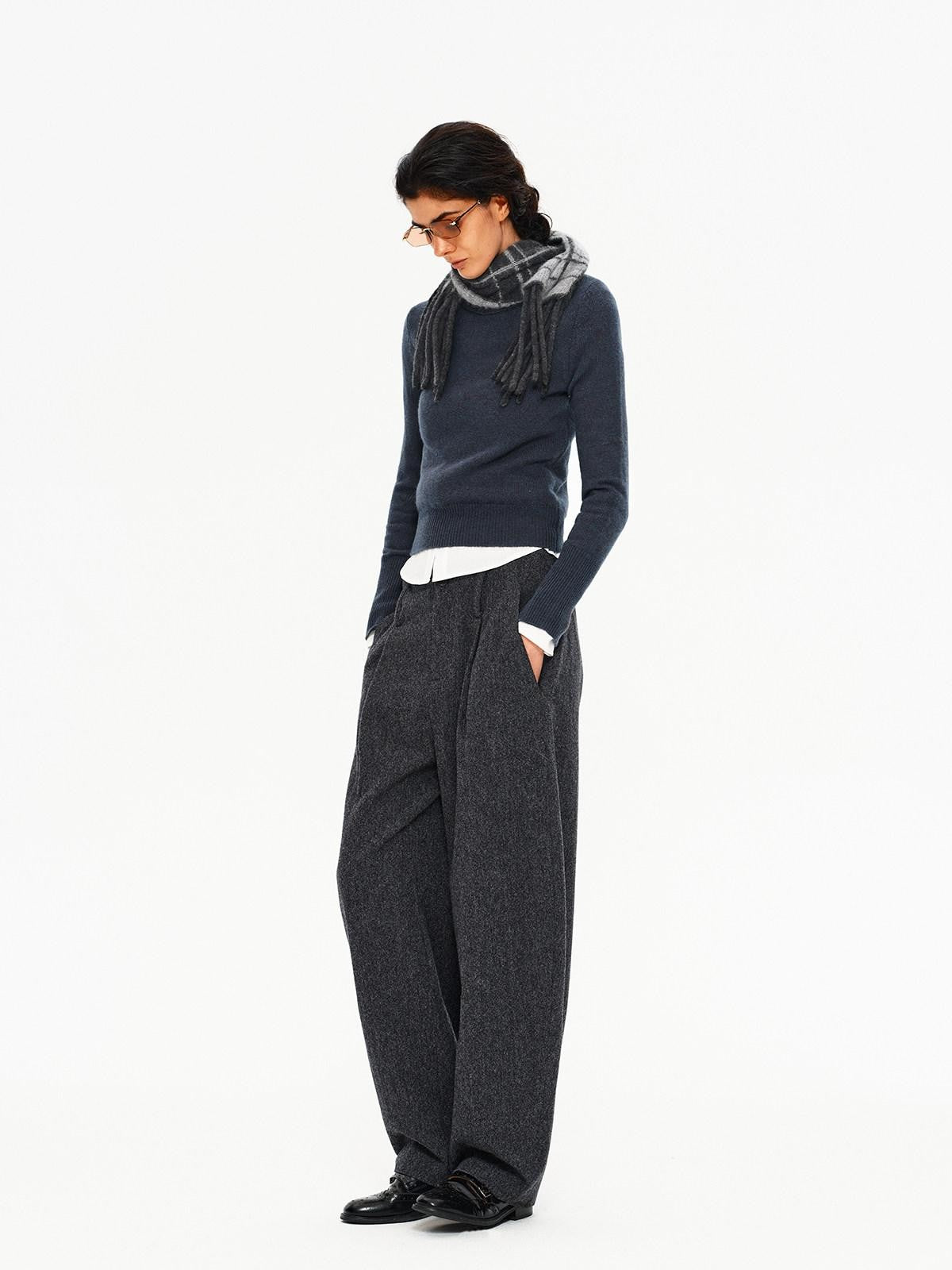 Northbutsouth Tri Color Cropped Pullover Women&