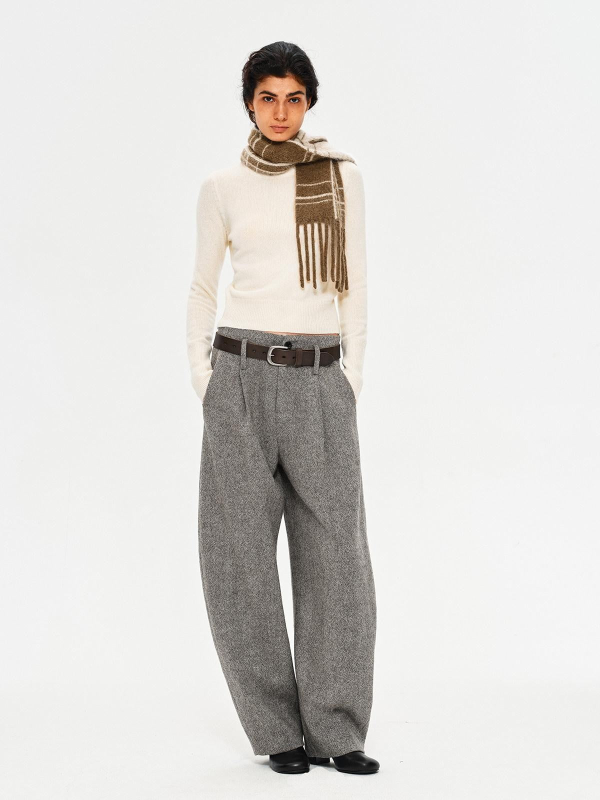 Northbutsouth Tri Color Cropped Pullover Women&