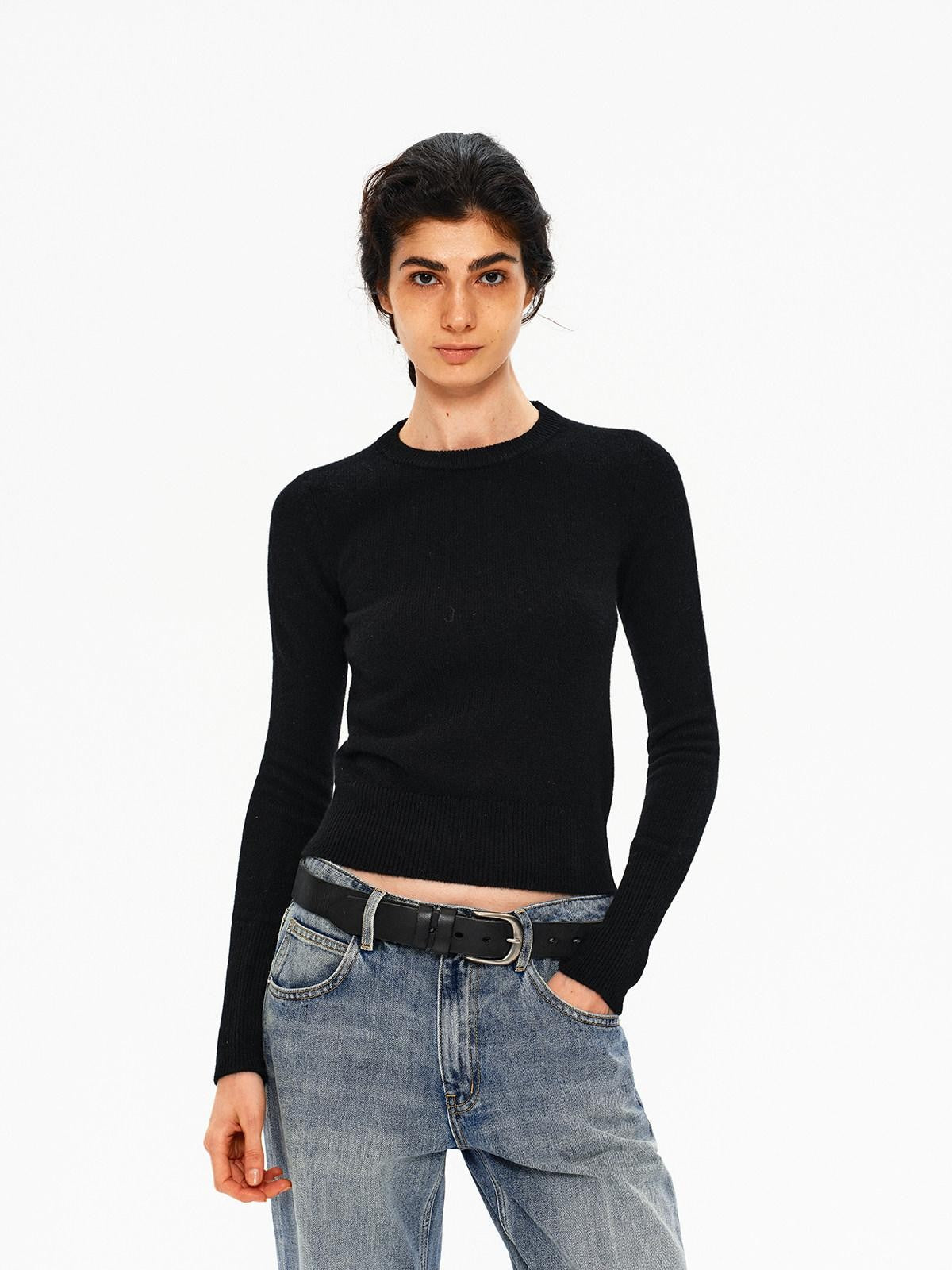 Northbutsouth Tri Color Cropped Pullover Women&