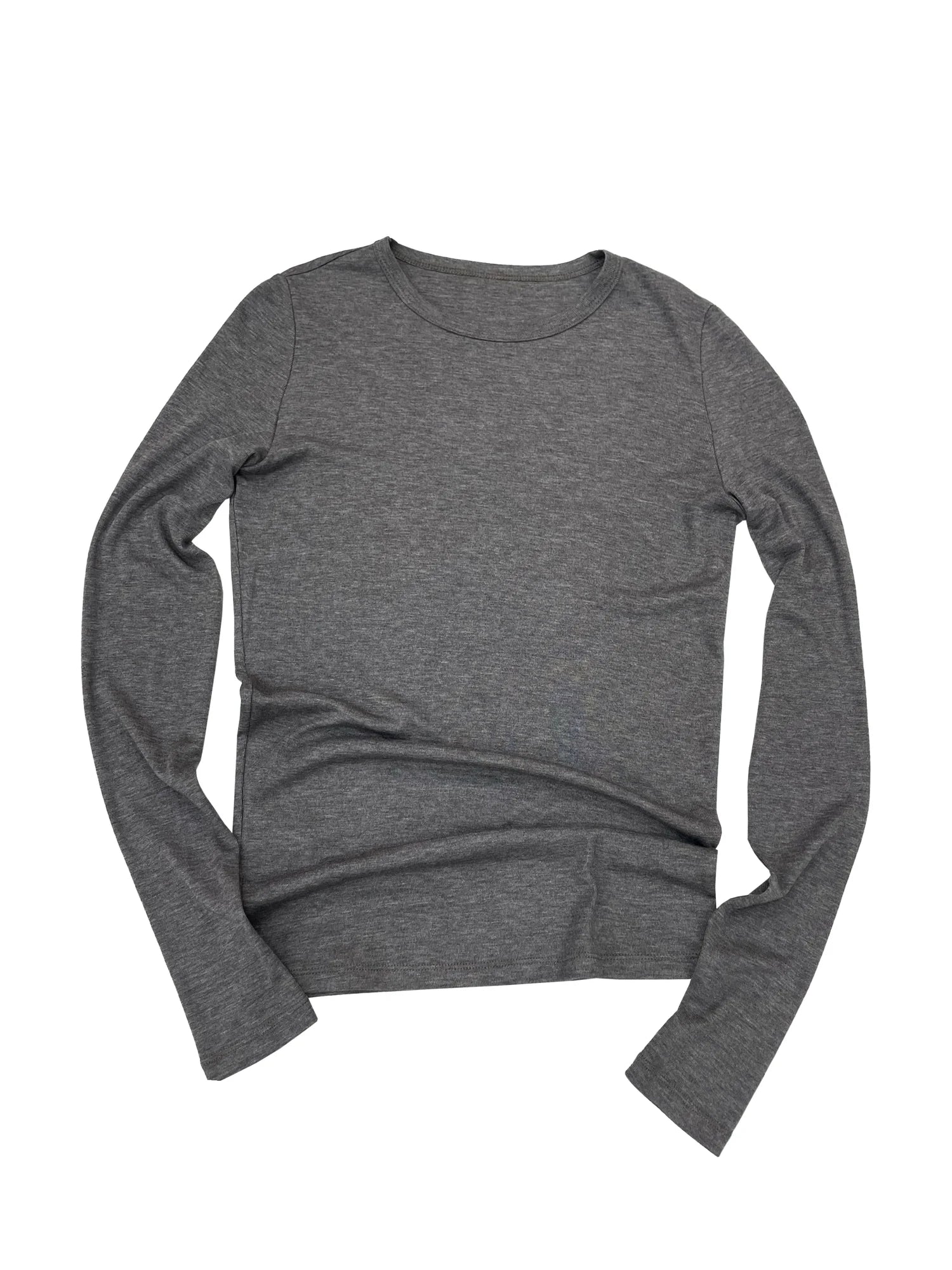 Tri Color Silk Layered Round Neck Top