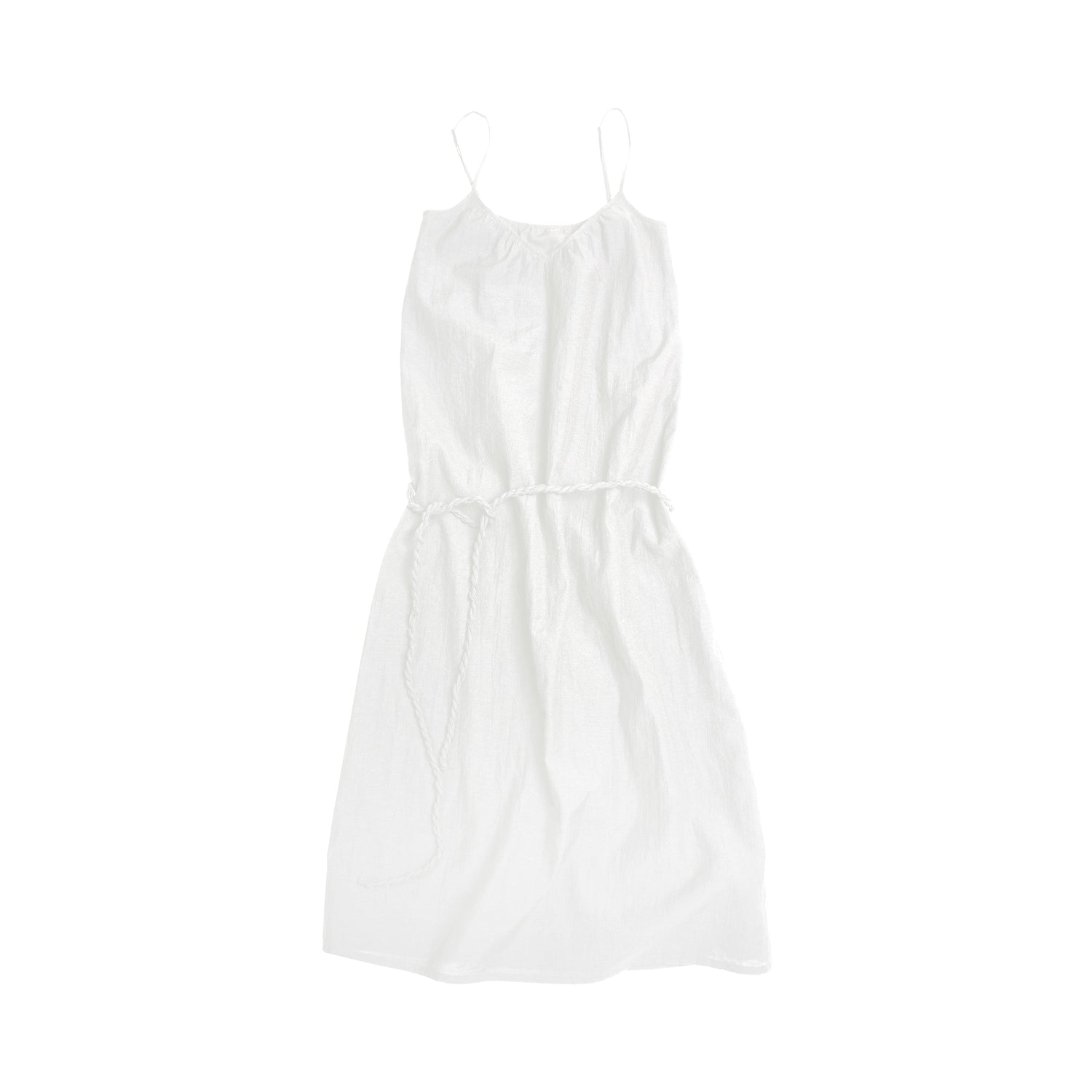 Northbutsouth Twist Knot V-Neck Adjustable Strap Textured Midi Dress MISSTT