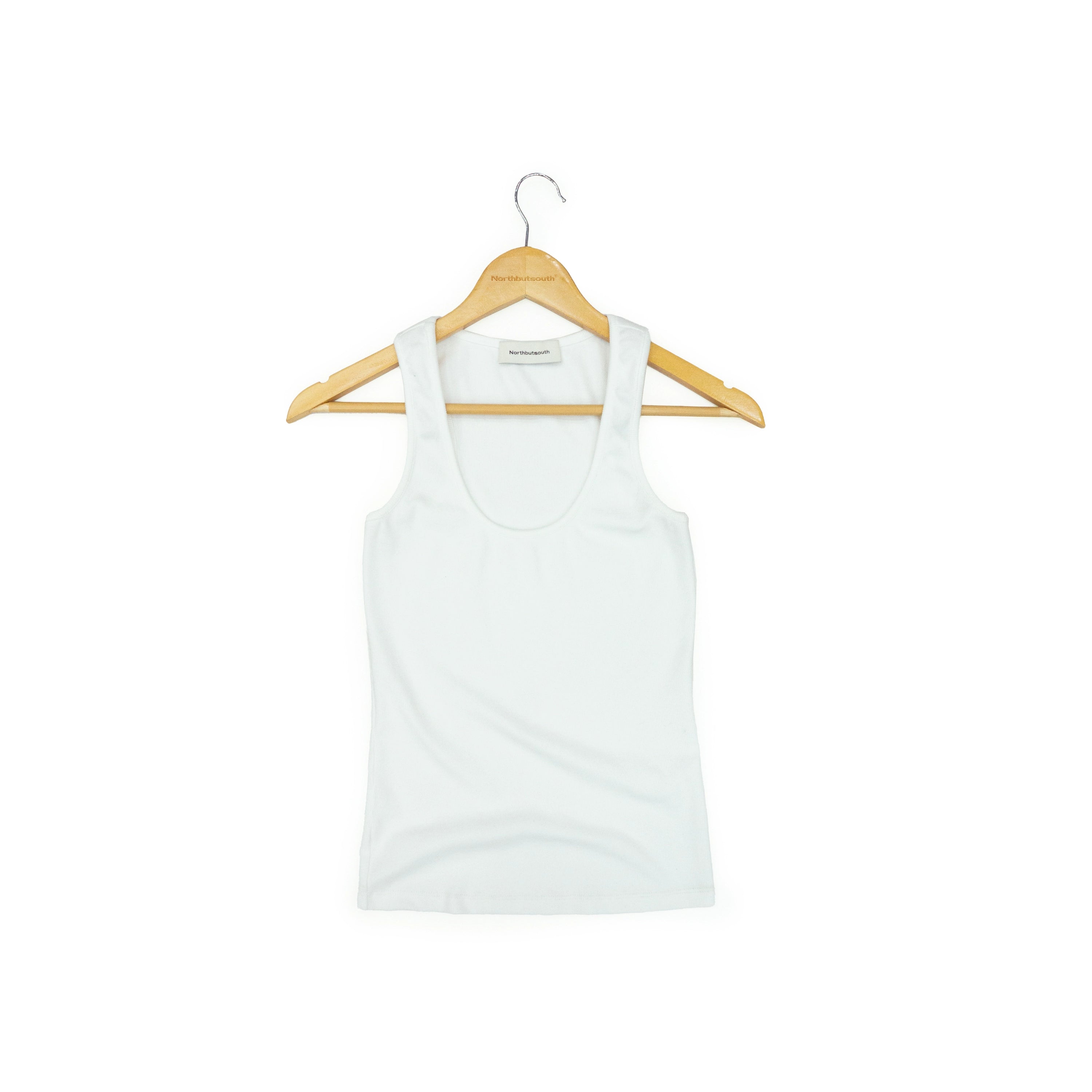 Northbutsouth U-Neck Slim Fit Ribbed Tank Top MISSTT