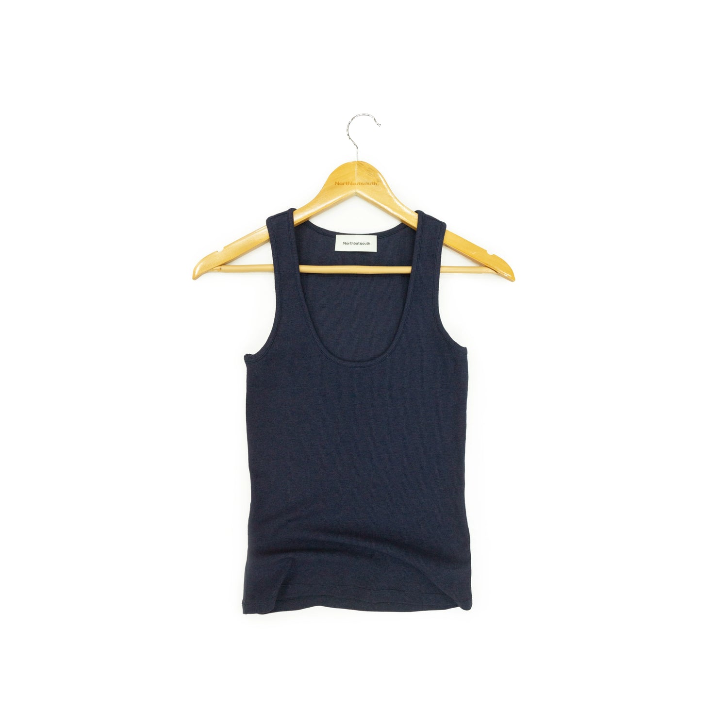 Northbutsouth U-Neck Slim Fit Ribbed Tank Top MISSTT