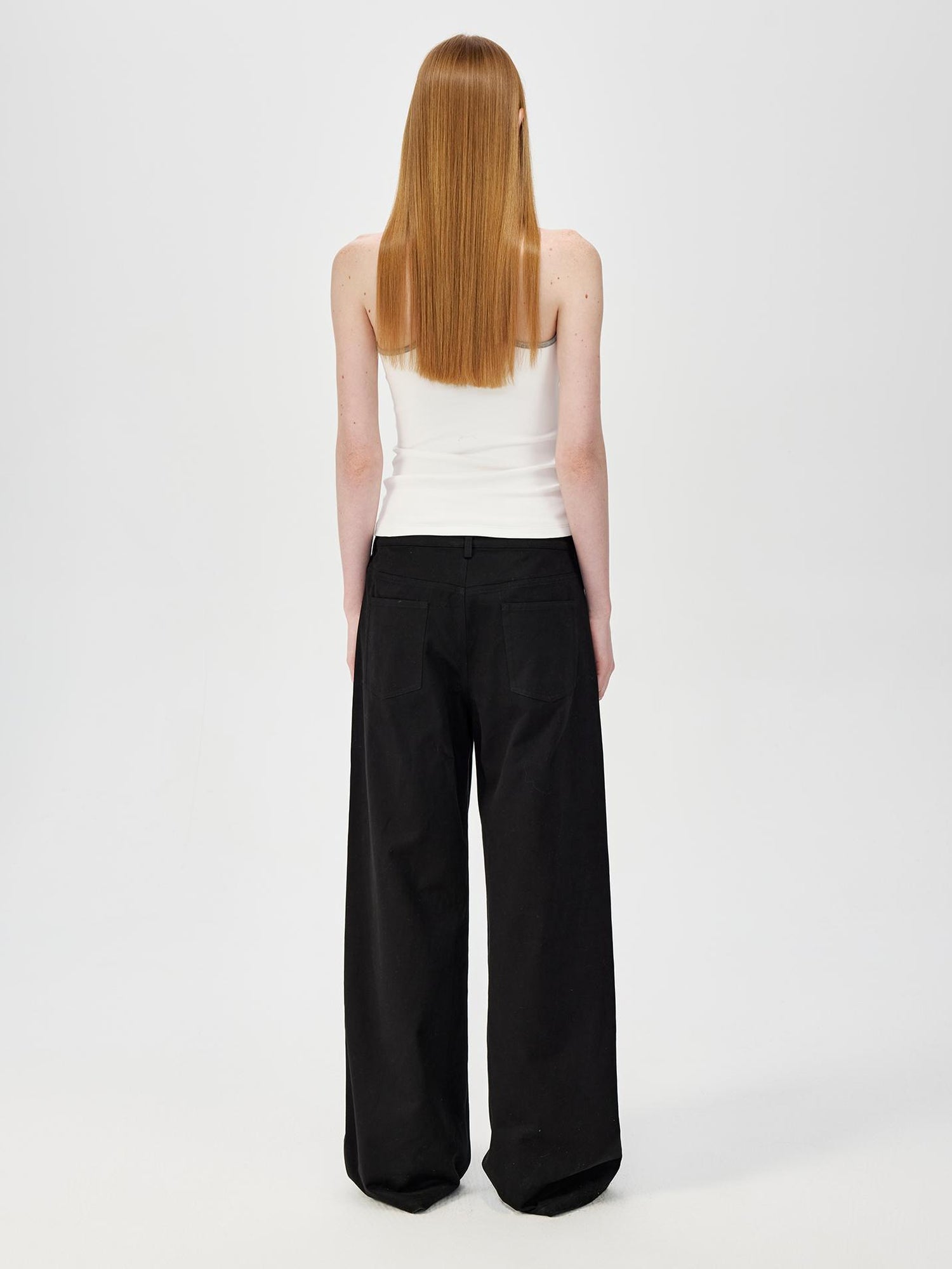 Northbutsouth U Neck Color Block Slim Fit Strap Tank Top