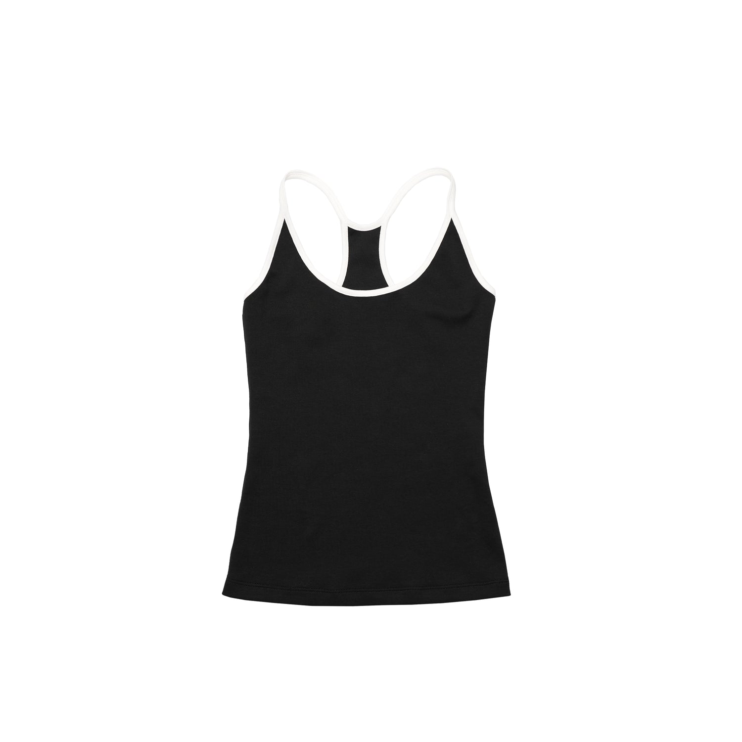 Northbutsouth U Neck Color Block Slim Fit Strap Tank Top MISSTT