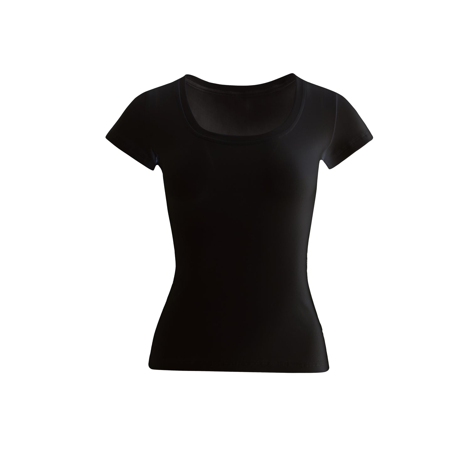 Northbutsouth U Neck Elastic Slim Fit Tee MISSTT