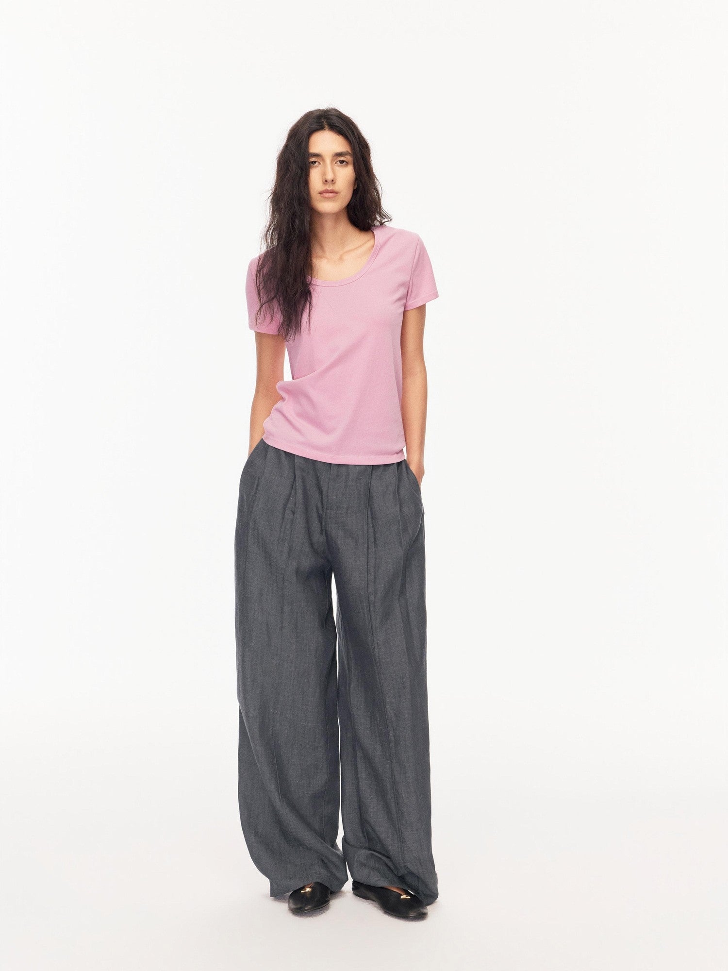 Northbutsouth U Neck Loose Casual Women&