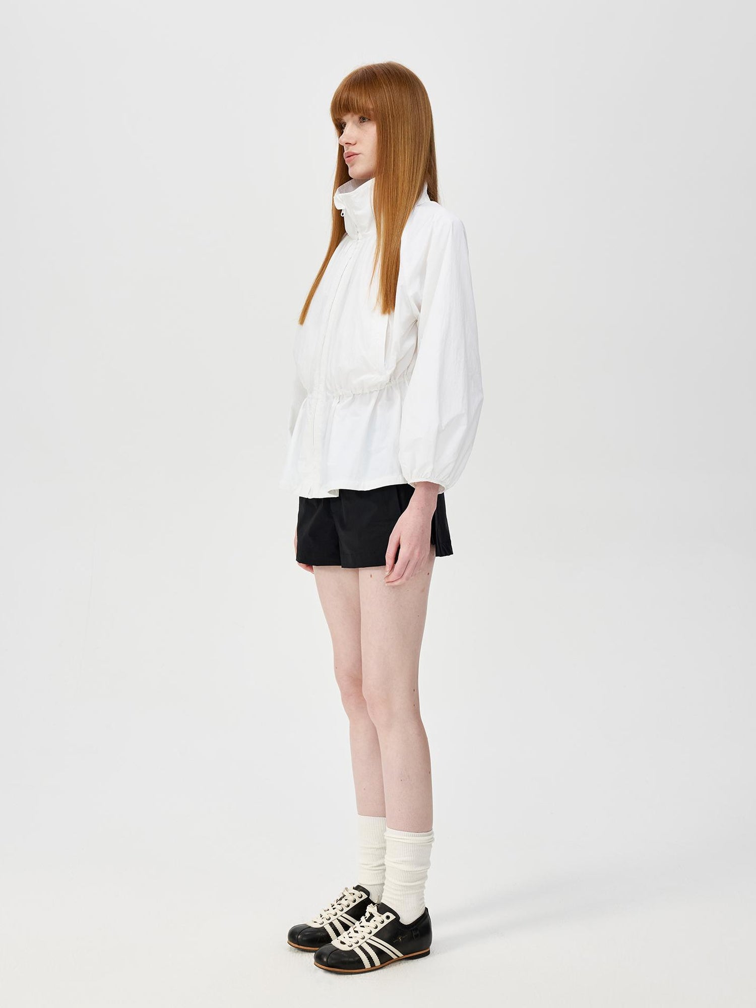 Northbutsouth Umbrella Waist Tie Sun Protection Shirt V-neck T-shirt Long Sleeve