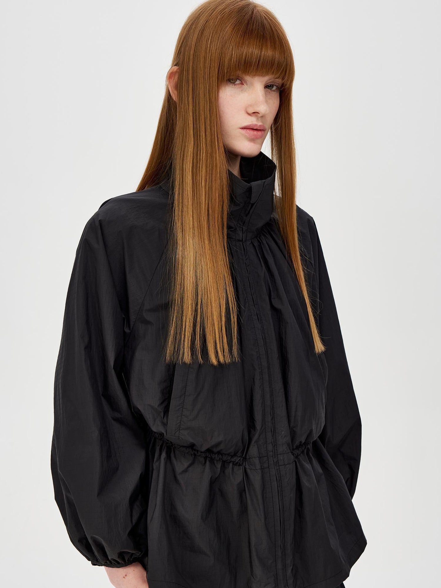 Northbutsouth Umbrella Waist Tie Sun Protection Shirt V-neck T-shirt Long Sleeve