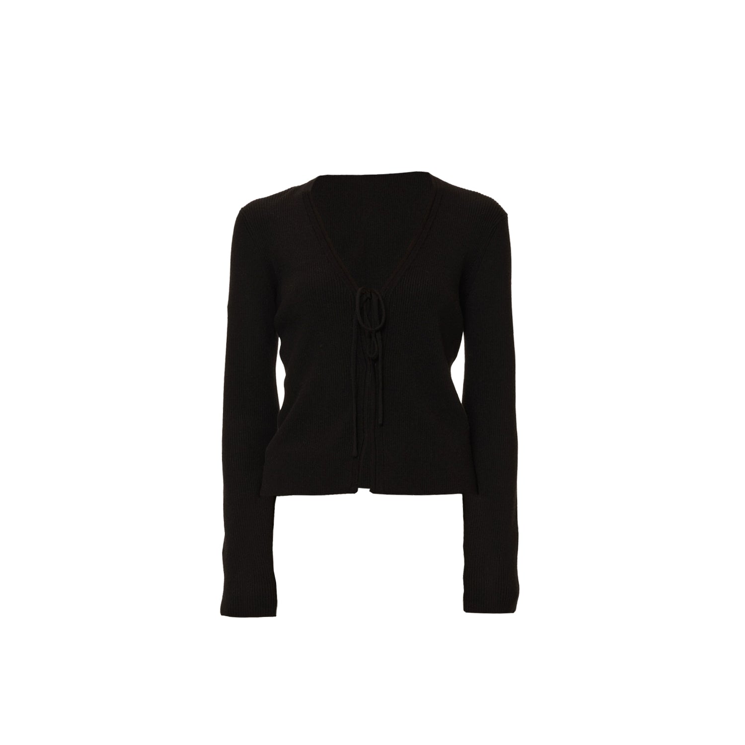 Northbutsouth V-Neck Tied Wool Cardigan MISSTT